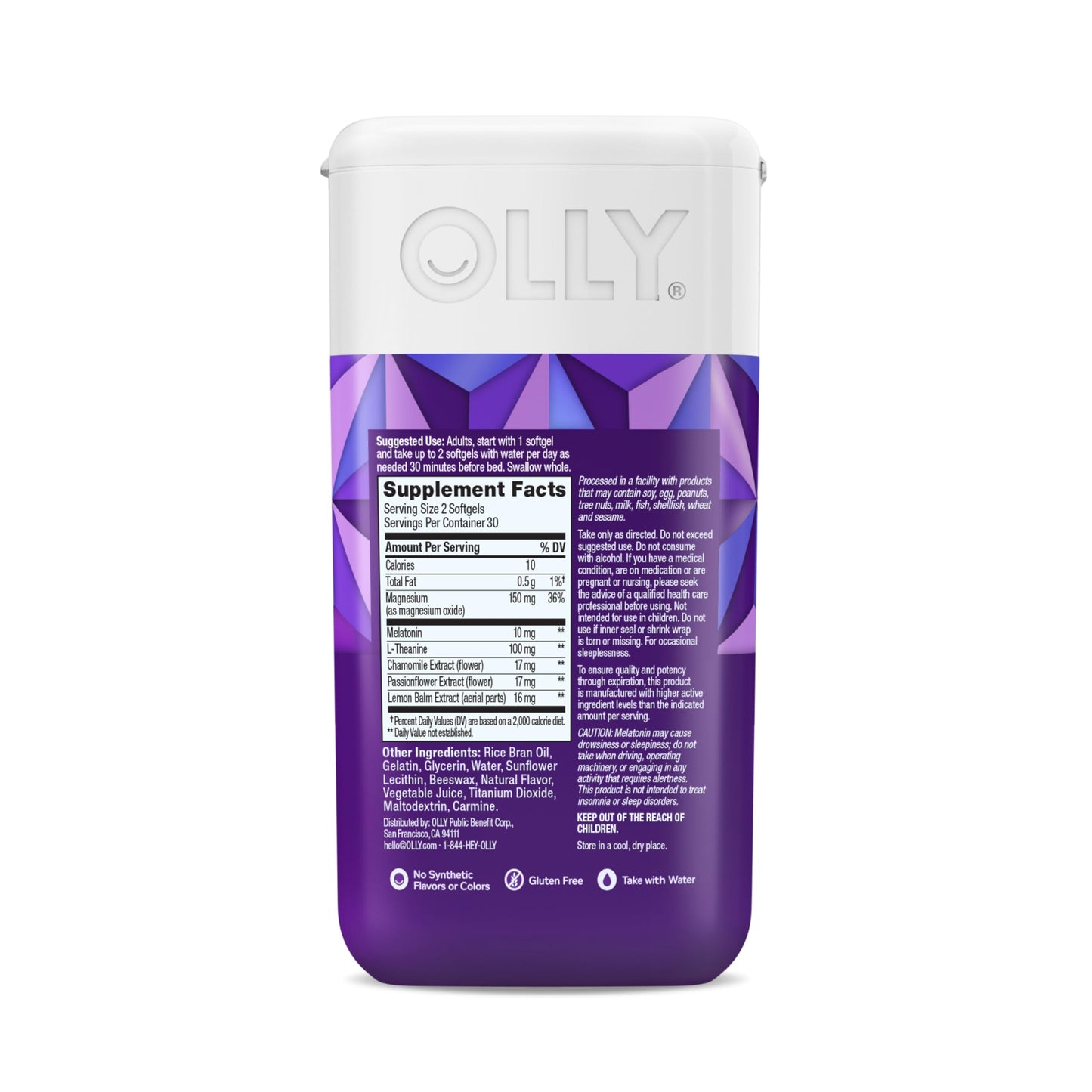 OLLY Ultra Strength Sleep Softgels, 120 Softgels