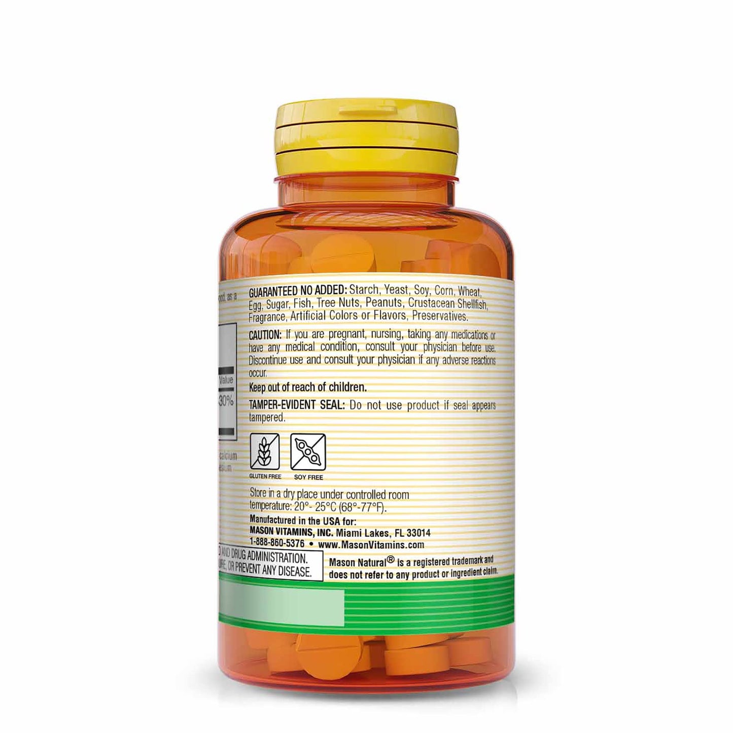 MASON NATURAL Folic Acid 800 mcg Prenatal Support 300 Tablets