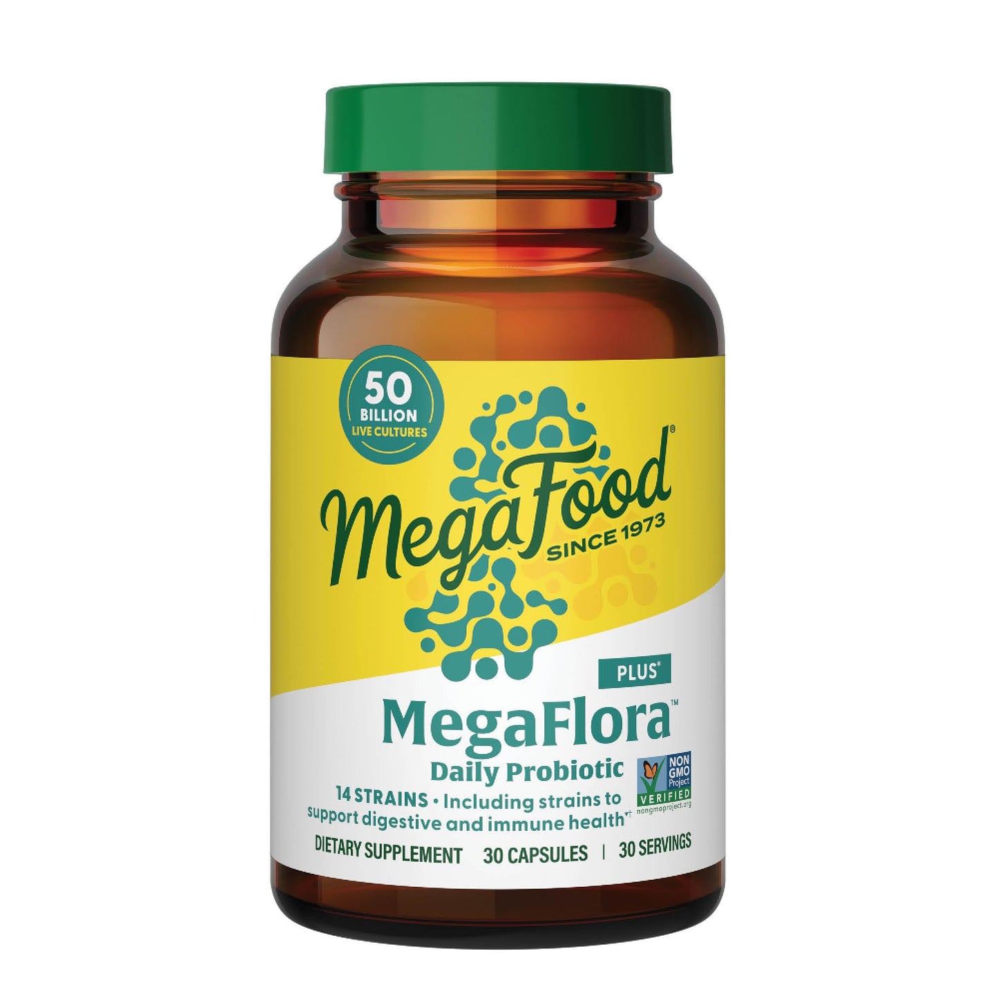 MegaFood MegaFlora Probiotic Plus Capsules 30 Count