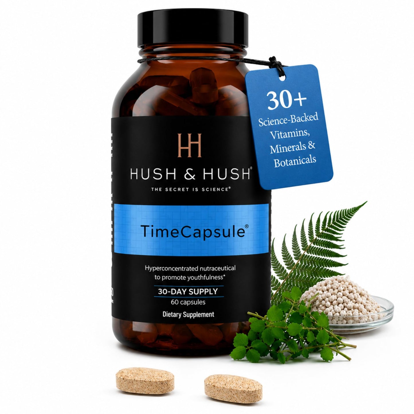 Hush & Hush Beauty Multivitamin for Women, 60 Capsules