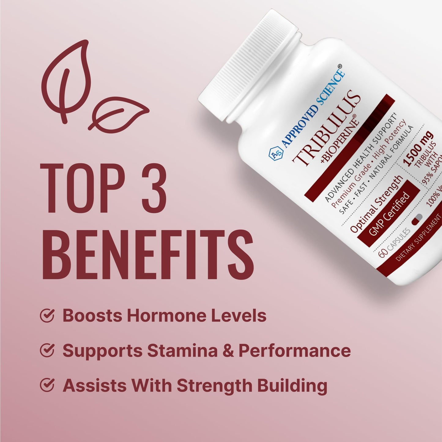 Approved Science Tribulus Terrestris 360 Capsules