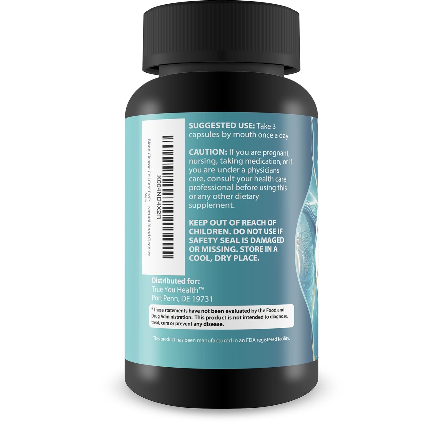 True You Health Blood Cleanse Cell Care Pro Capsule 90 Count