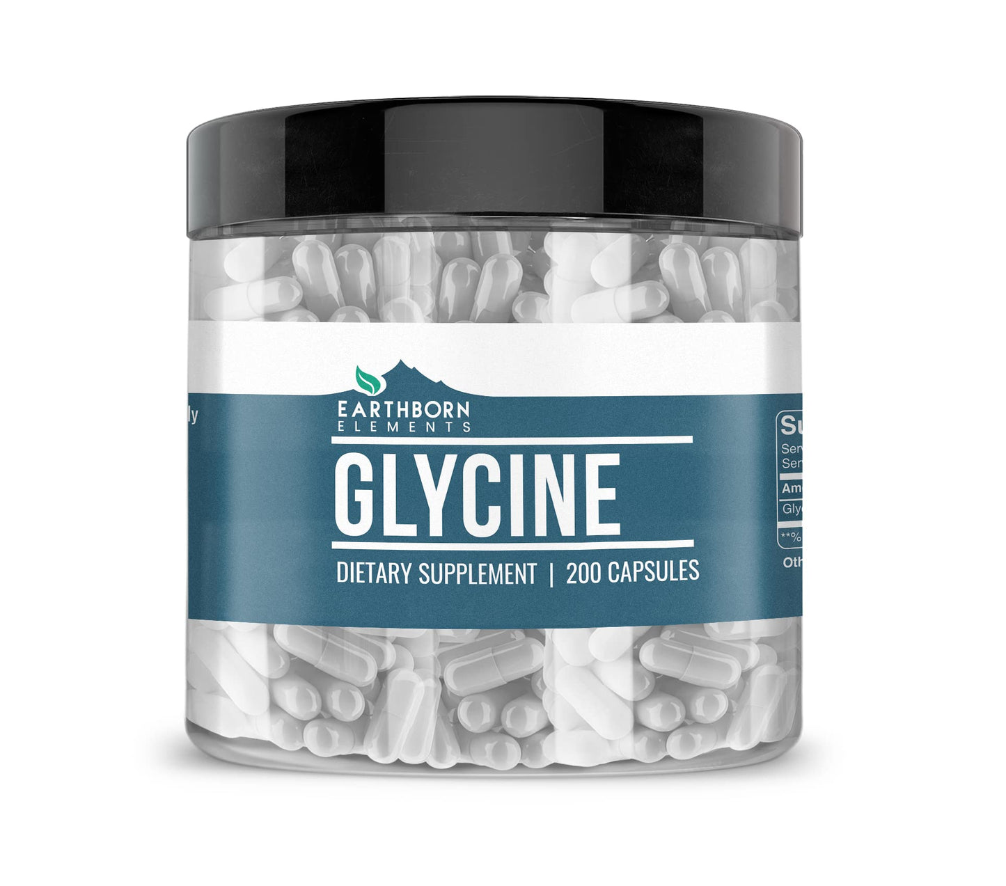 Earthborn Elements Glycine Capsules, 200