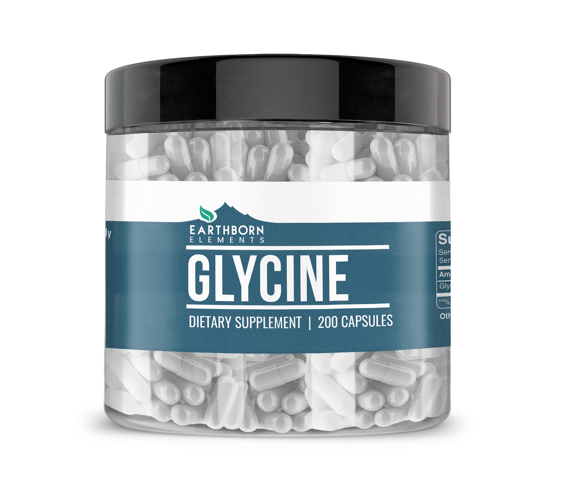 Earthborn Elements Glycine Capsules, 200