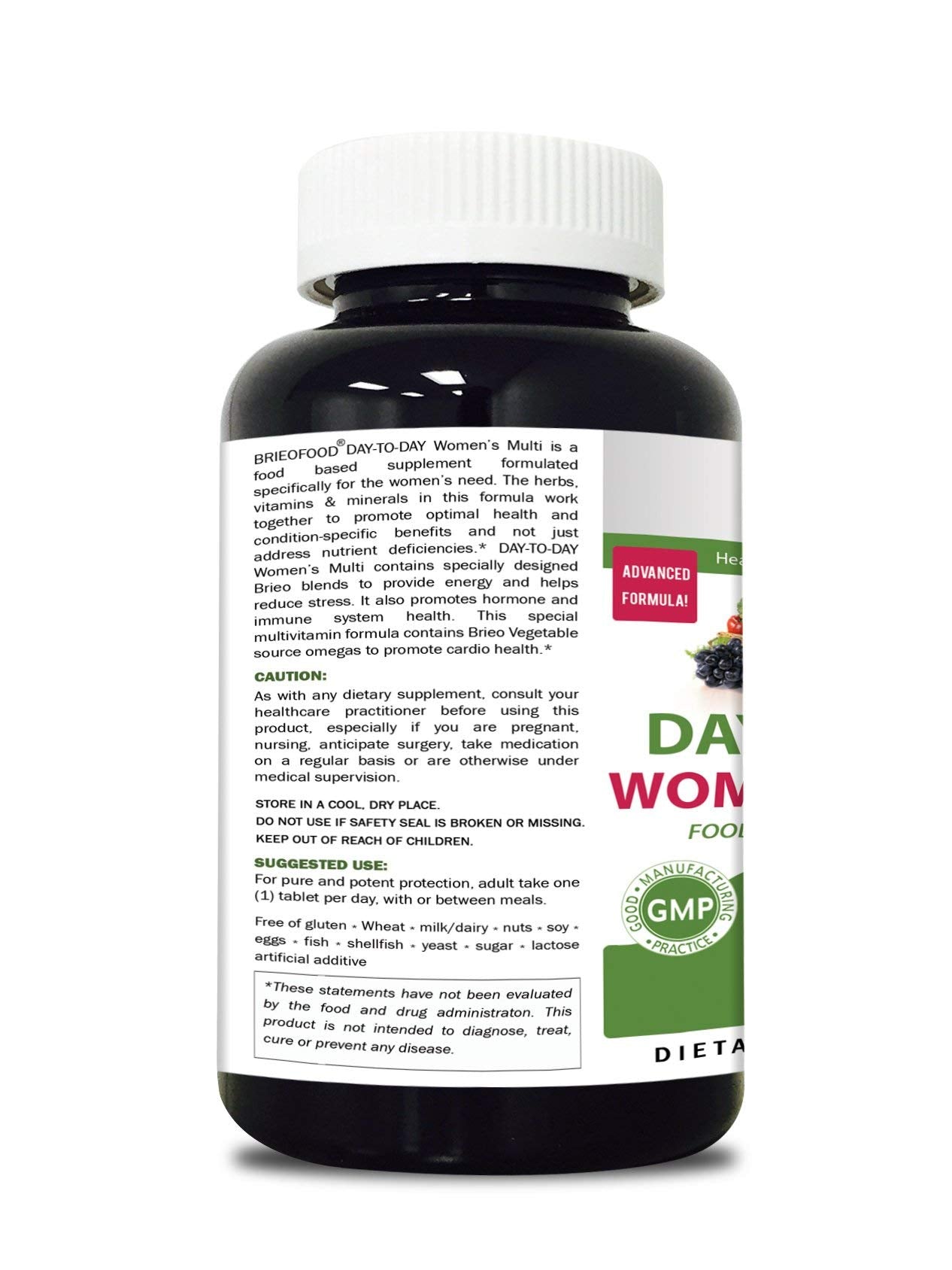 Brieofood Day-to-Day Food Based Women's Multi Tablets 180