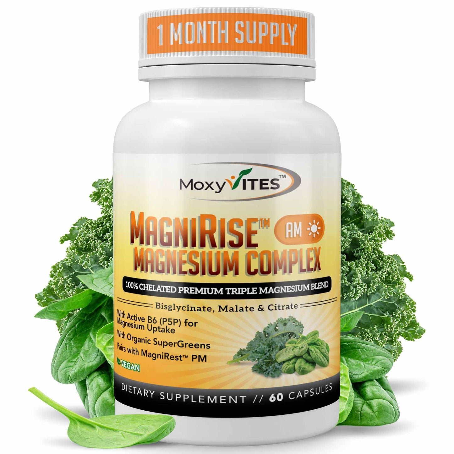 MoxyVites MagniRise AM Magnesium Complex Capsule, 1 Capsule