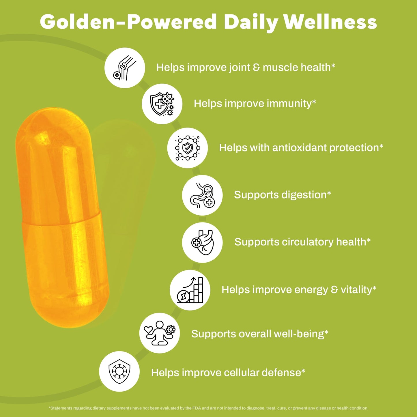 GoodlifePick Premium Turmeric Curcumin Supplement with Black Pepper Capsule 1 Count