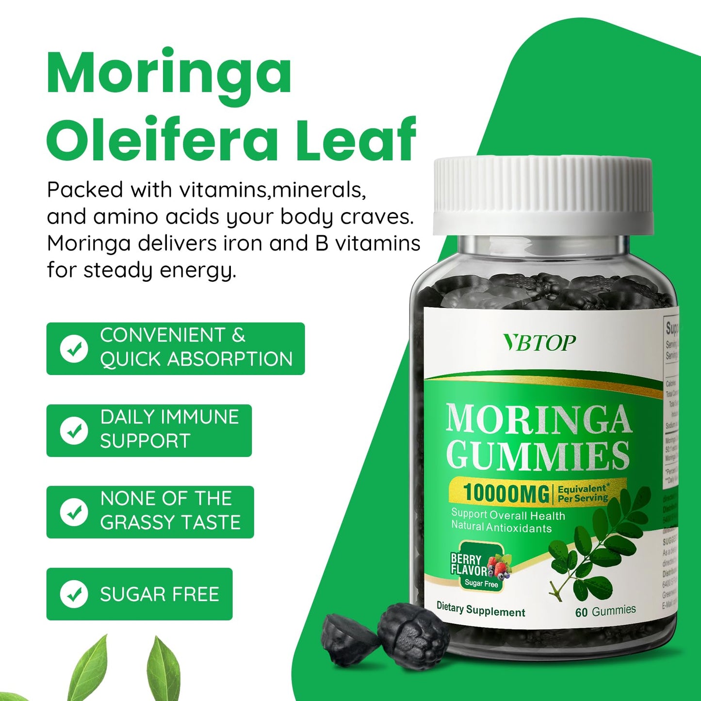 VBTOP Moringa Softgels 60 Count