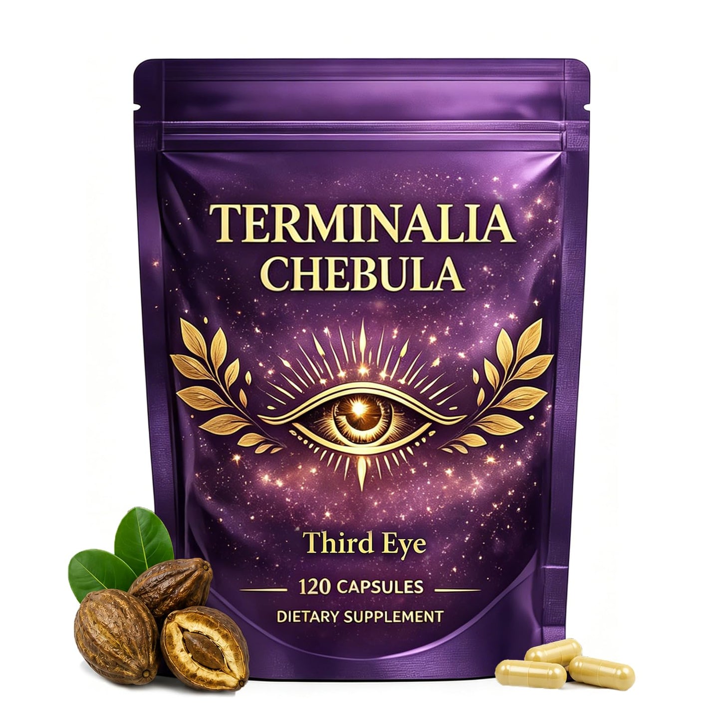 Osdywer Haritaki Third Eye Capsules, 120 Capsules
