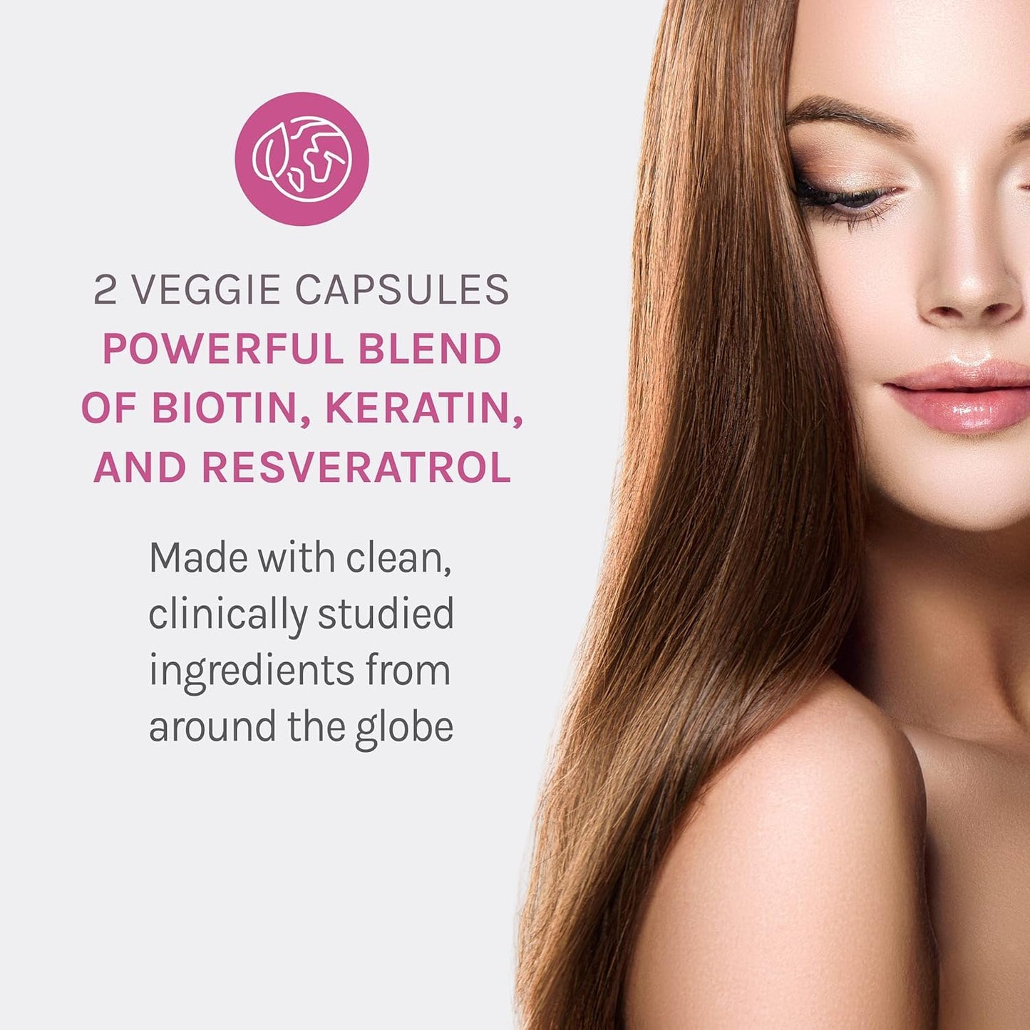 Reserveage Nutrition Ultra Collagen Booster & Keratin Hair Booster 150 Capsules