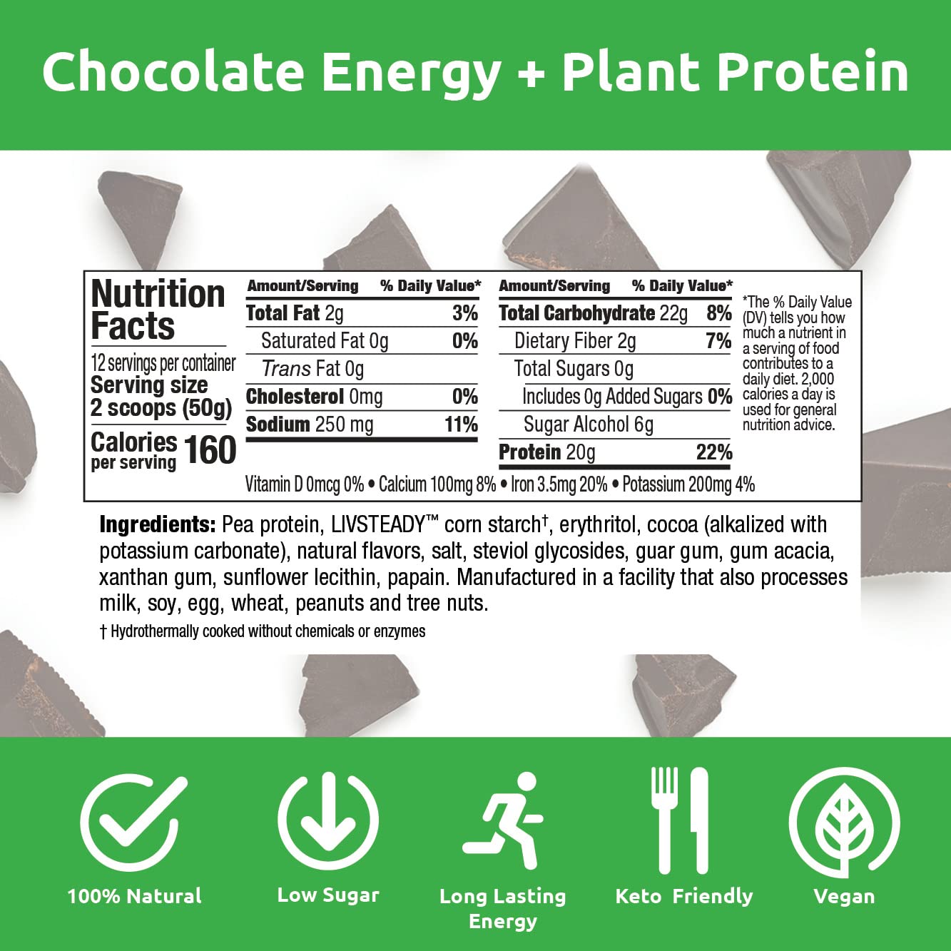 UCAN Energy + Plant Protein Powder 21 Servings