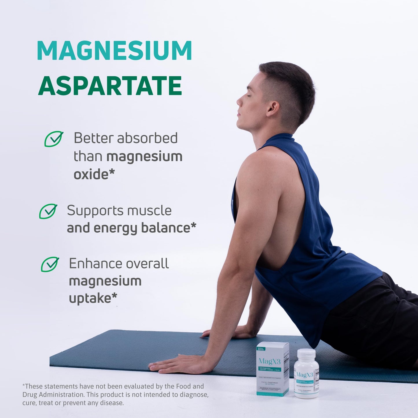 Nutra Nutrition Magnesium Citrate Complex 400 mg Triple Magnesium Softgel 100 Count