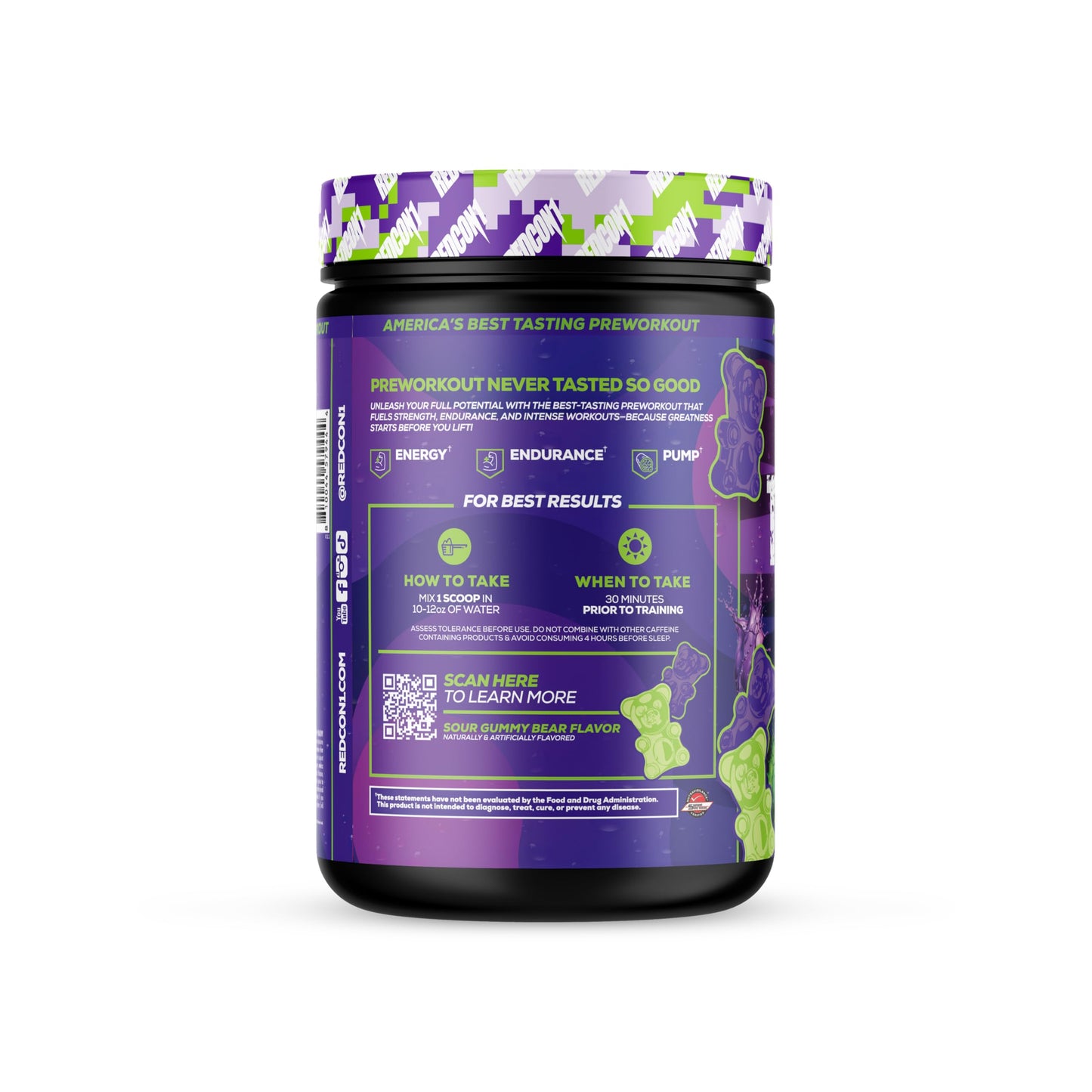 REDCON1 Total War Reloaded Pre Workout Powder 15.66 oz