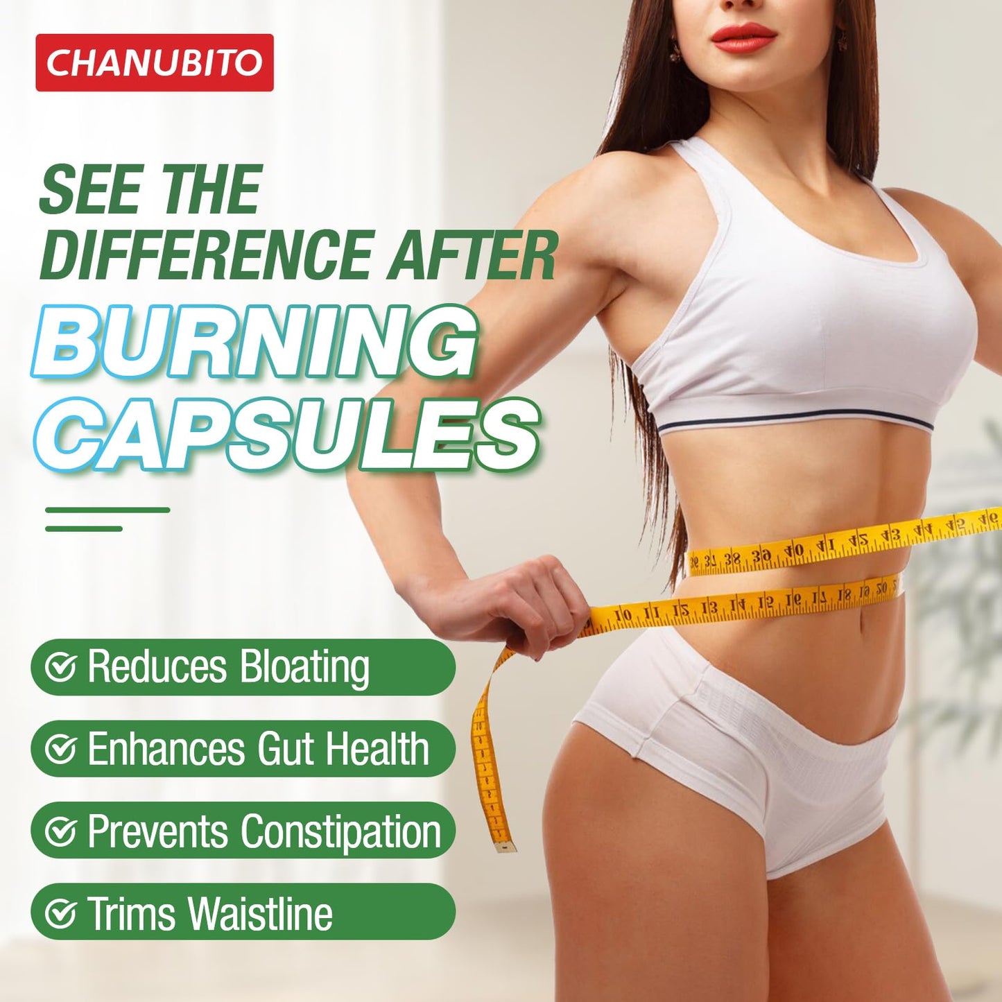 CHANUBITO Berberine Supplement 1500mg Capsules 180 Count