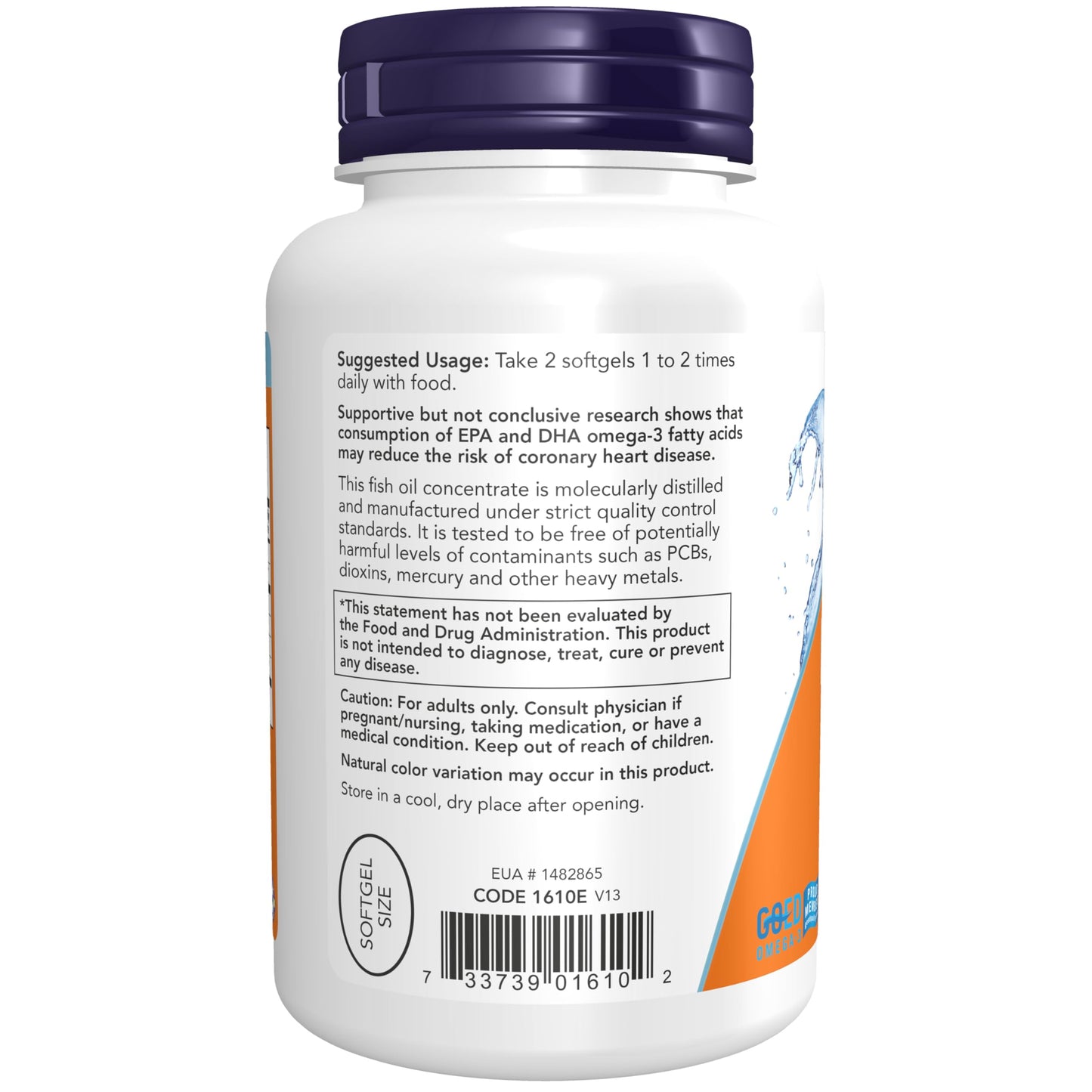 NOW Foods DHA-250 with 125 EPA Softgels 120