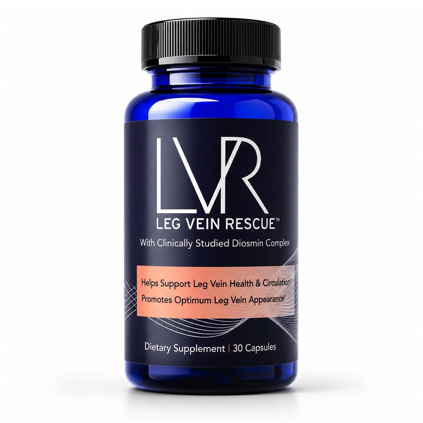 LEG VEIN RESCUE Diosmin Supplement 570mg Capsule, 30 Count