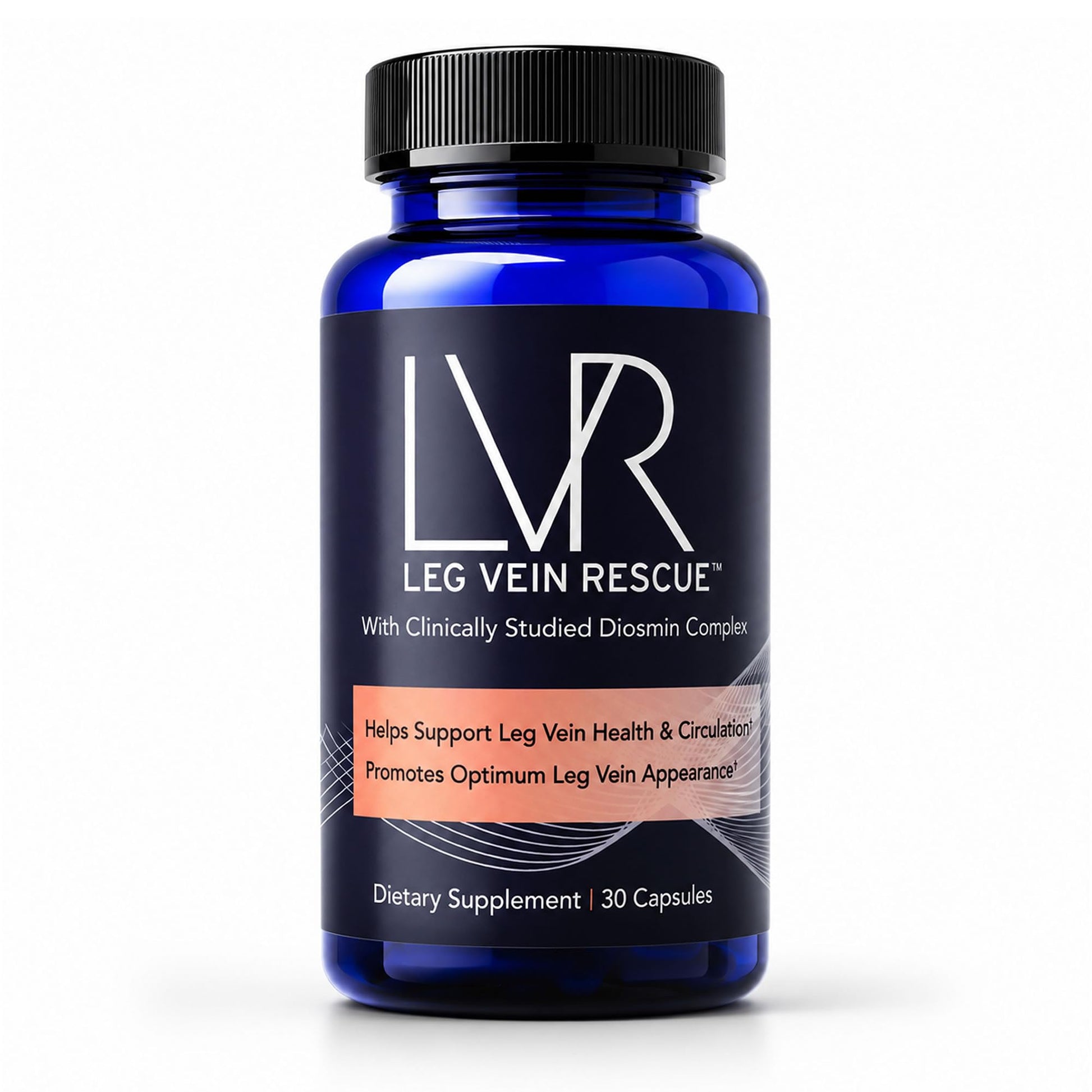 LEG VEIN RESCUE Diosmin Supplement 570mg Capsule, 30 Count