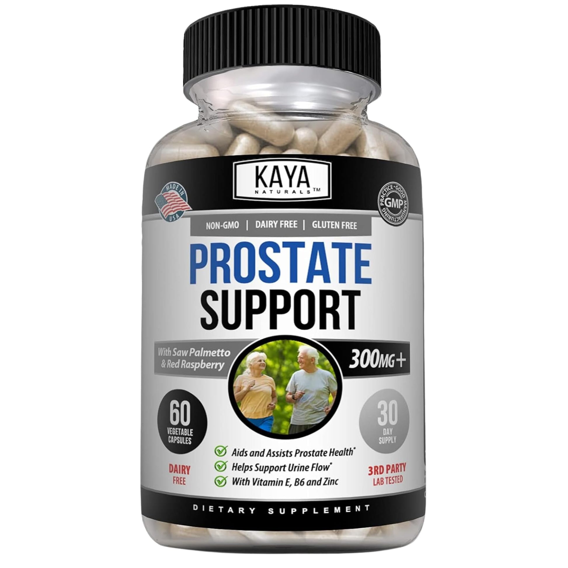 Kaya Naturals Prostate Support Saw Palmetto Capsules 60 Count