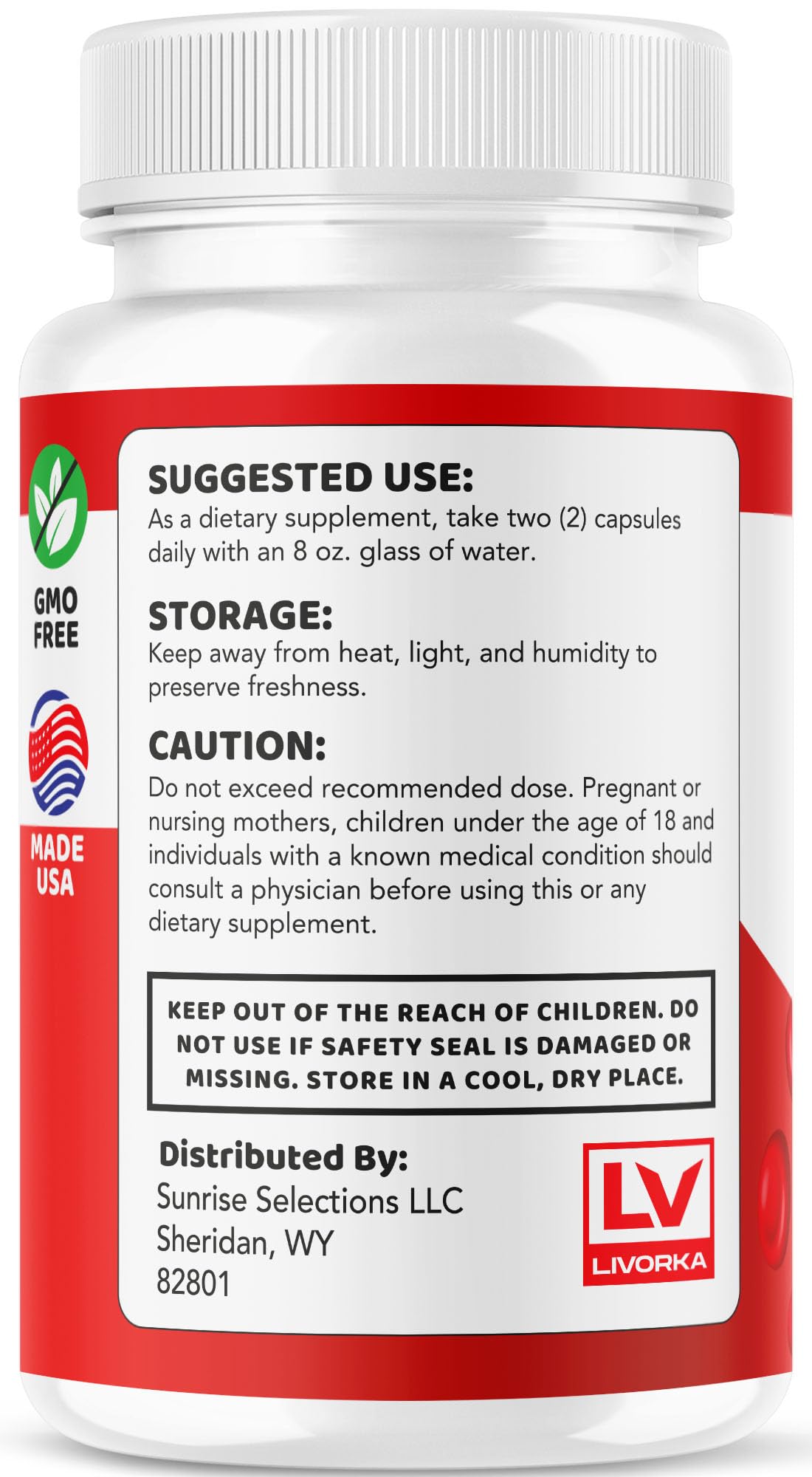 LIVORKA GlucoSense Capsules, 300 Capsules