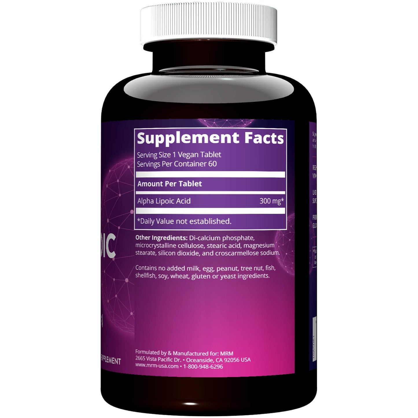 MRM Alpha-Lipoic Acid Tablets 60 Count