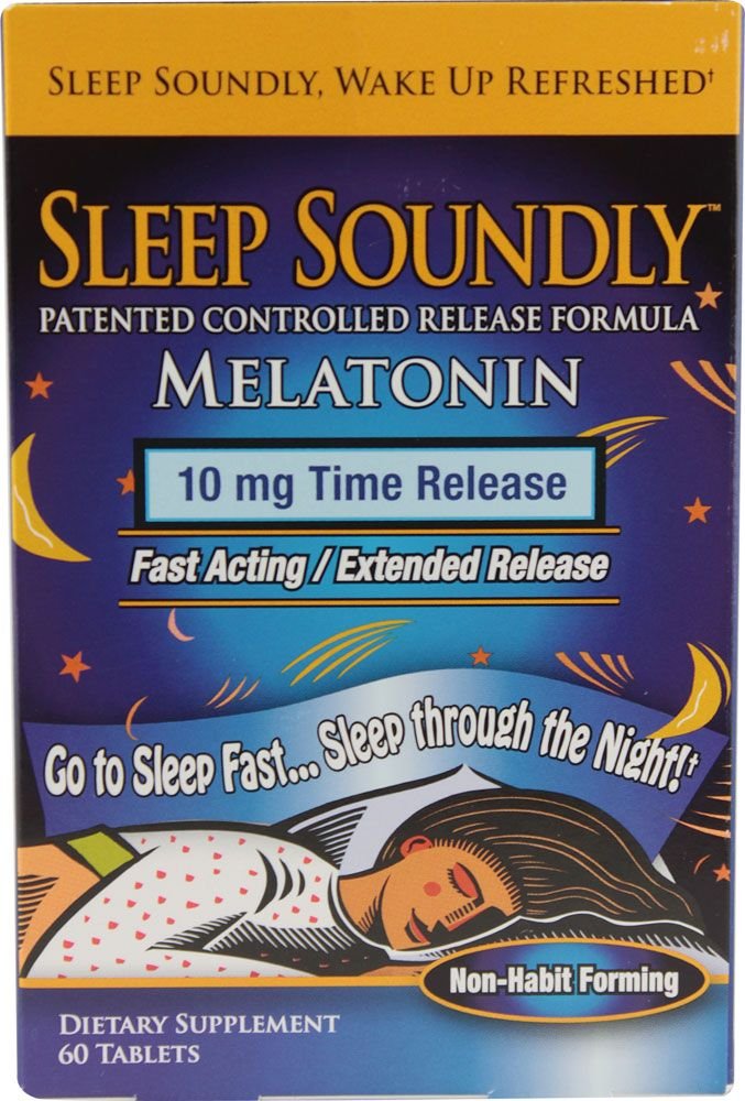 Windmill Sleep Soundly Melatonin 10 mg Tablets, 60 Count