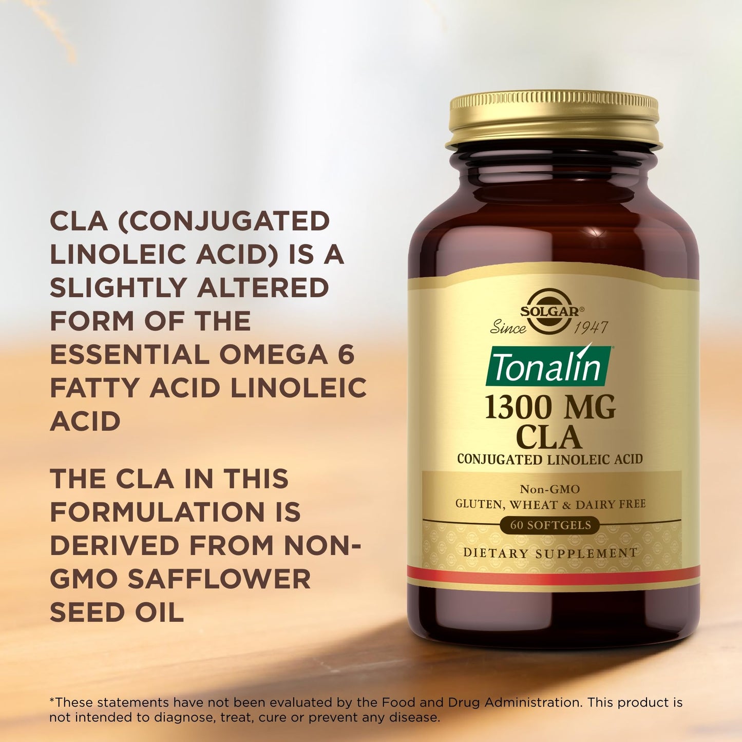 Solgar Tonalin CLA 1300 mg Softgels 60