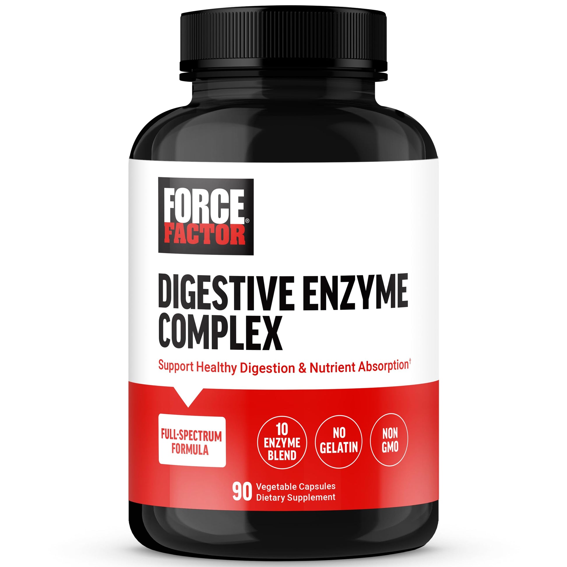 Force Factor Digestive Enzymes Complex Capsules 90 Capsules