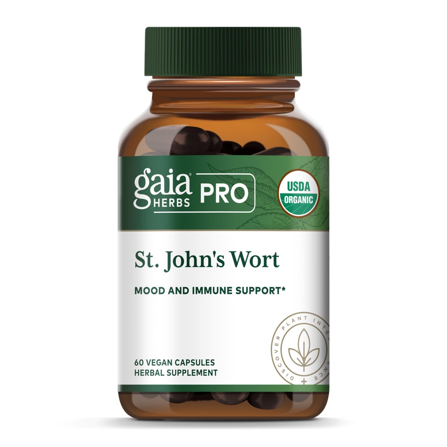 Gaia Herbs PRO St. John's Wort Capsules 60 Count
