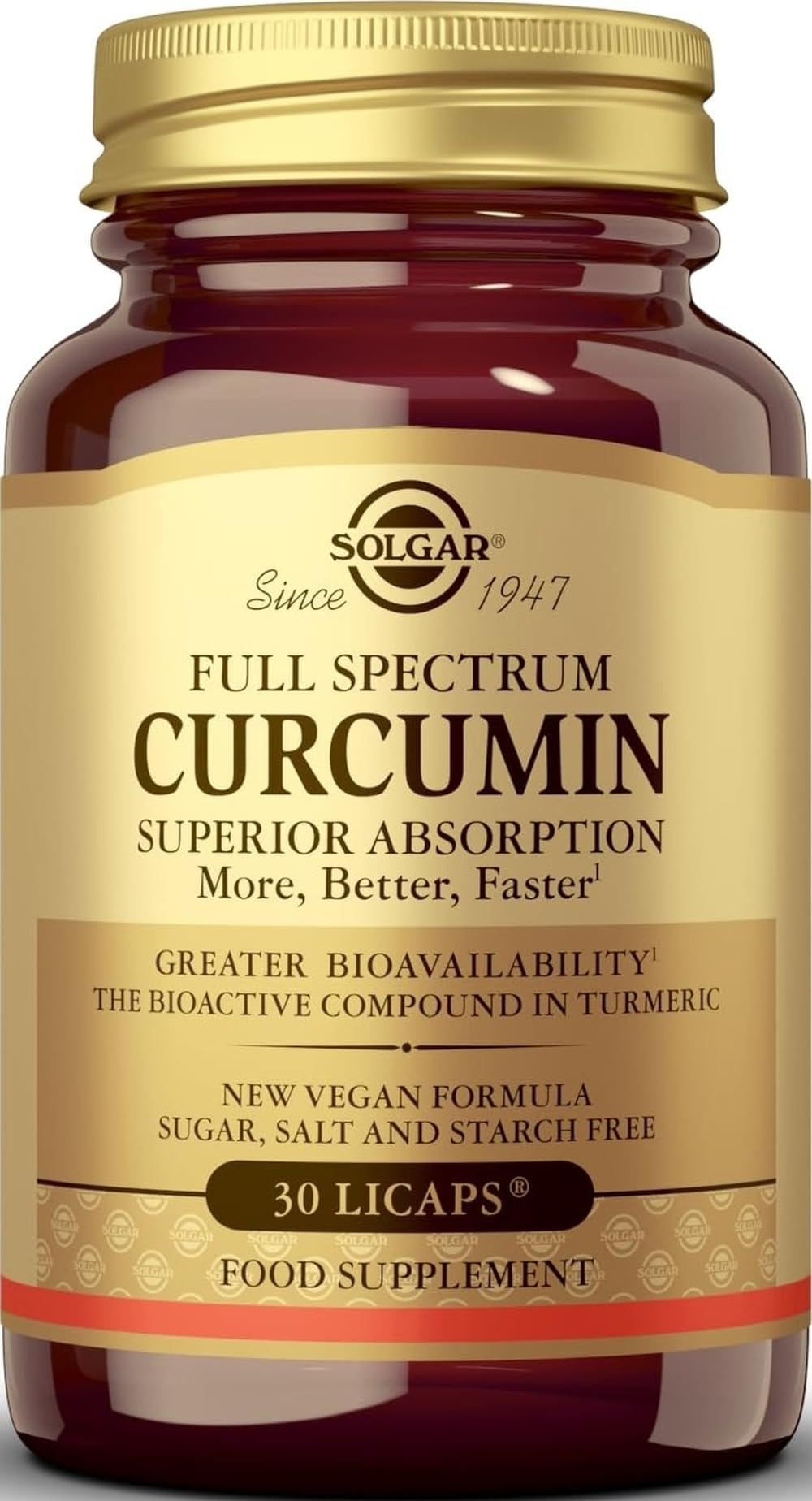 Solgar Full Spectrum Curcumin Softgels 30 Count