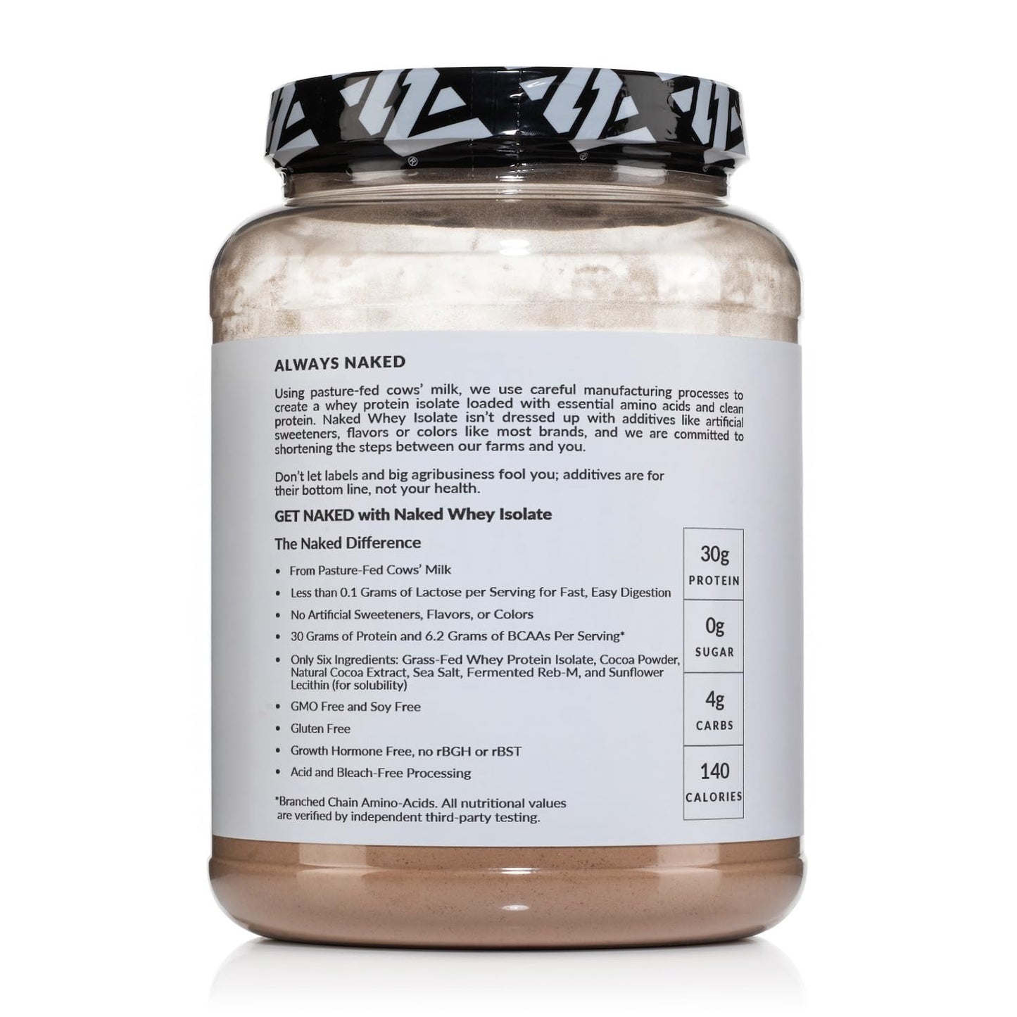 NAKED Chocolate Whey Isolate Protein Powder 32 Servings