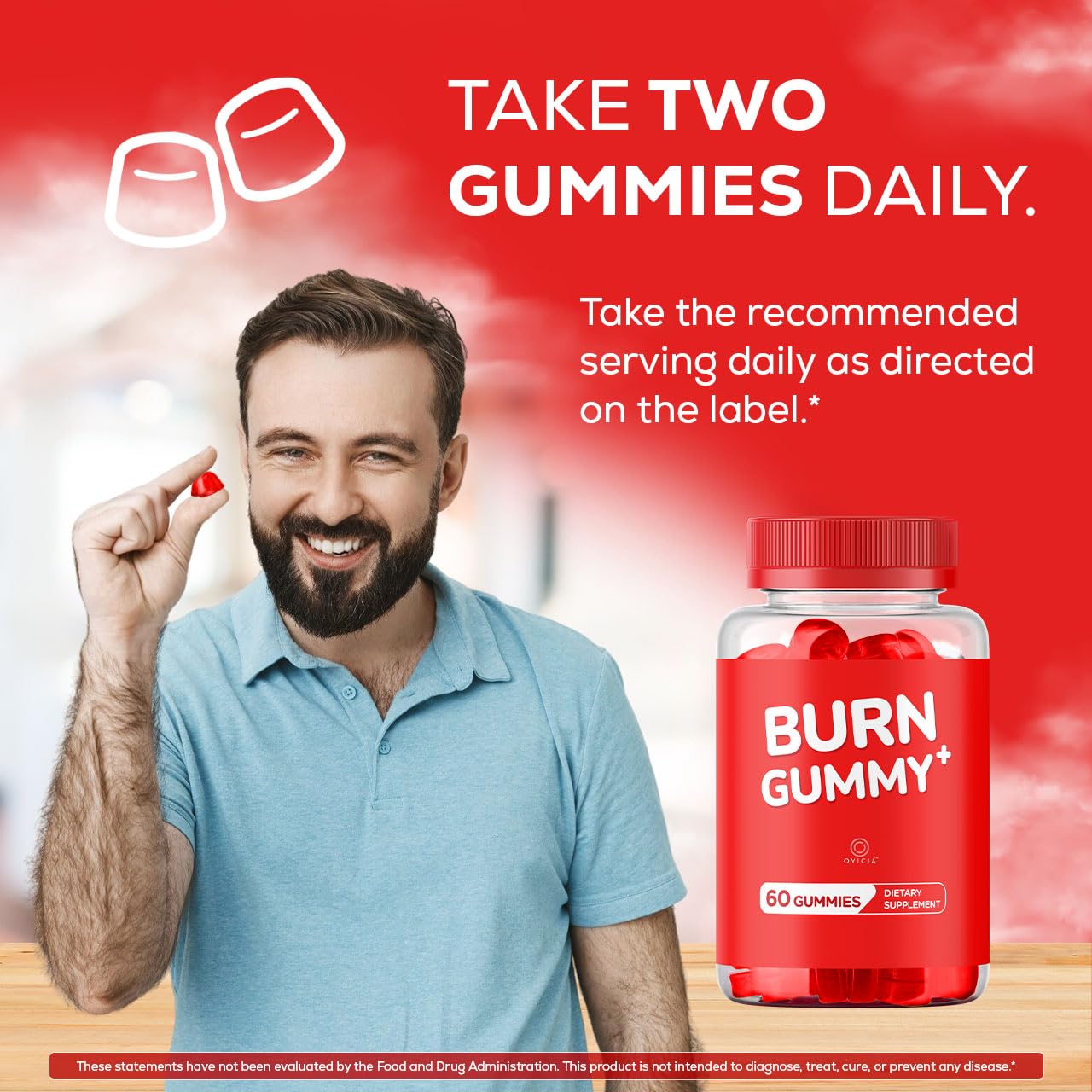 OVICIA BurnGummy Gummies 300 Gummies