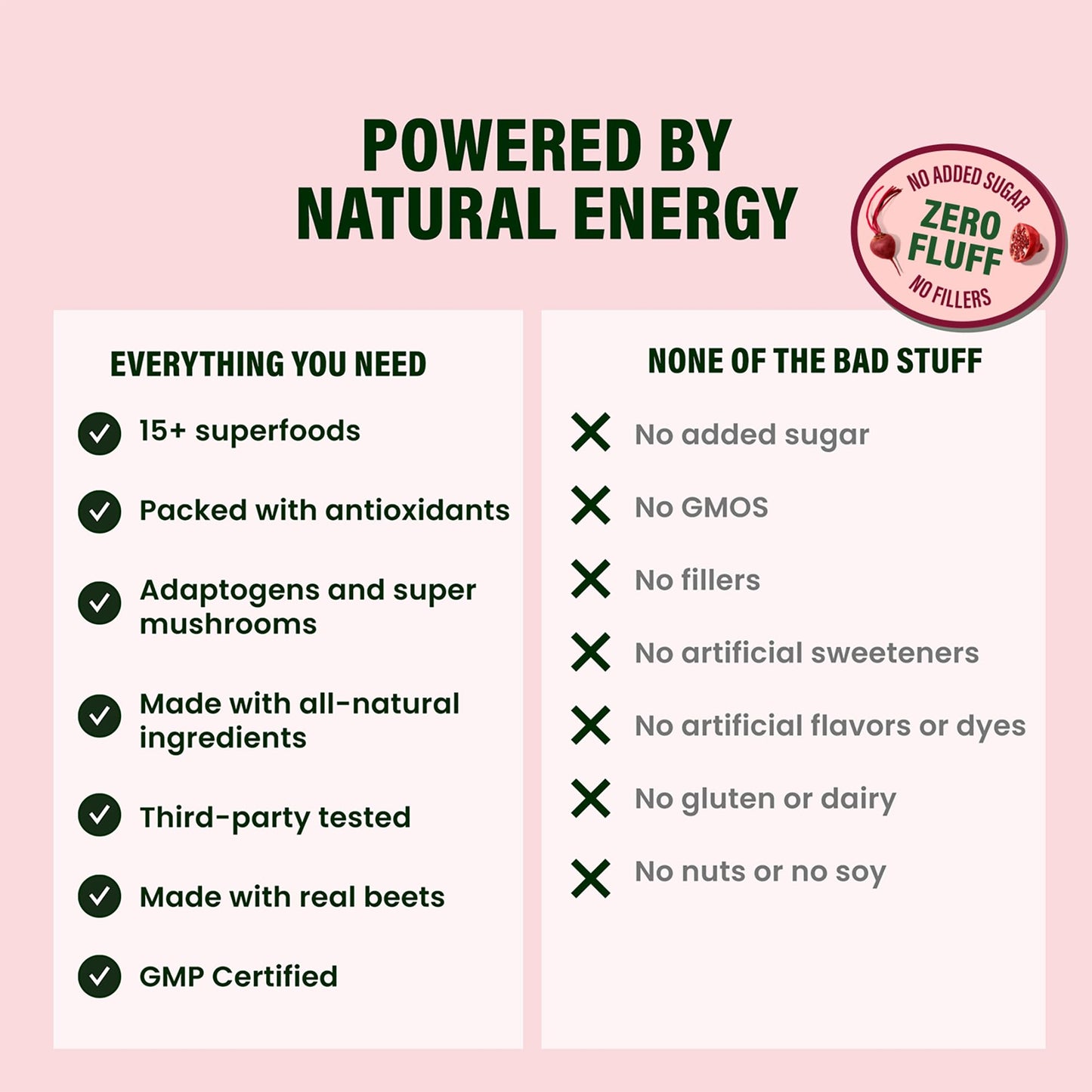 LIVE IT UP Feel the Beet Beetroot Powder with Superfood Vitality Blend, 9 oz