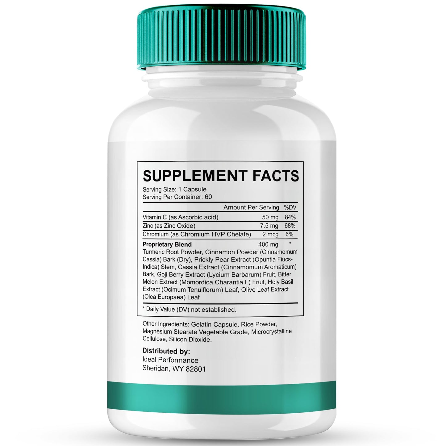 IDEAL PERFORMANCE Gluco Trust Bites Blood Support Capsules 120 Capsules