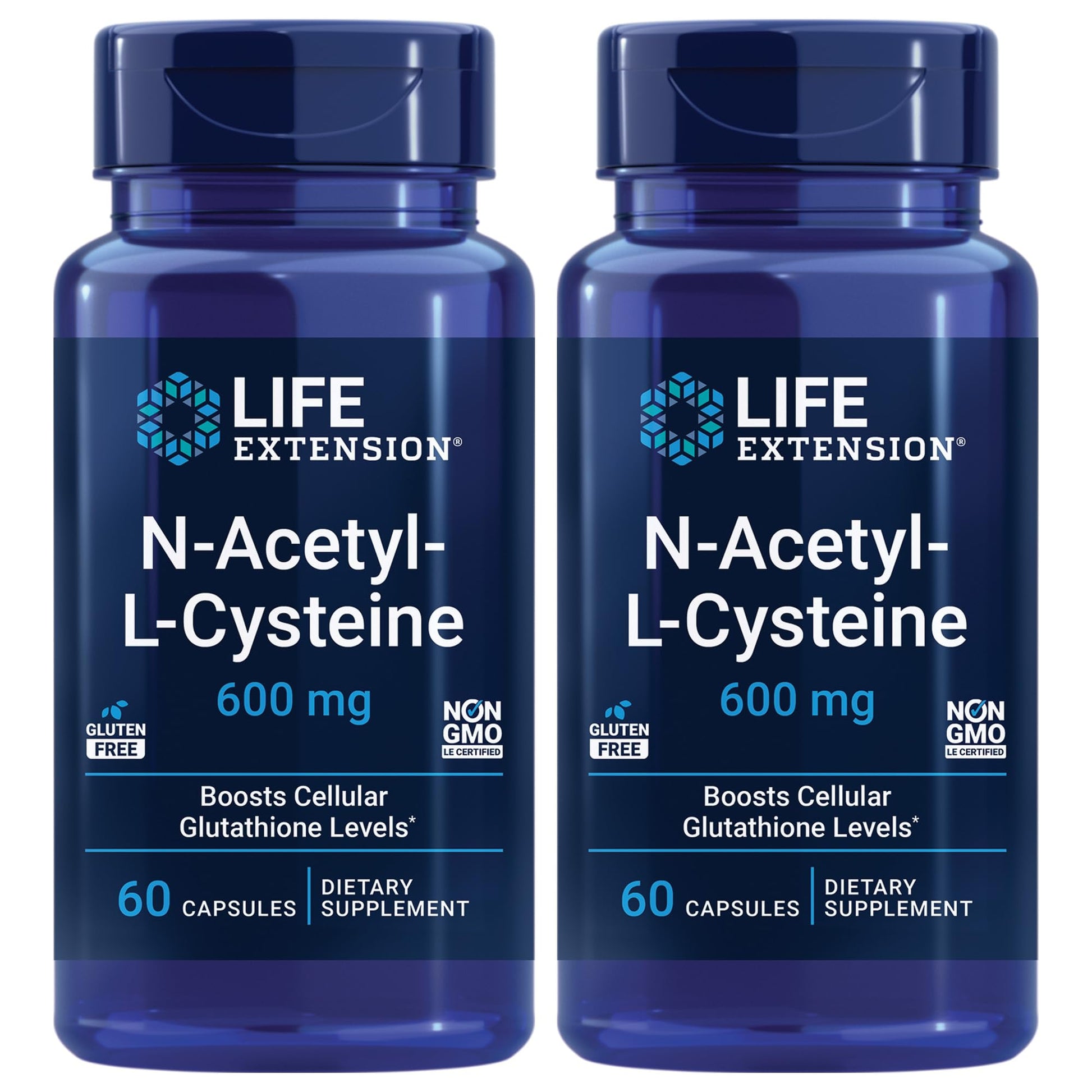 Life Extension N-Acetyl-L-Cysteine (NAC) 600 mg Capsule, 60 Capsules