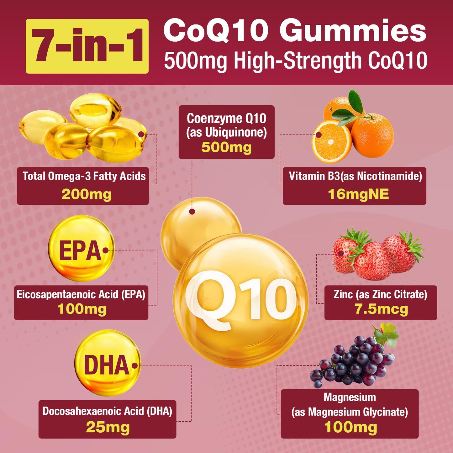 DIAOLAI CoQ10 Gummies 120 Gummies