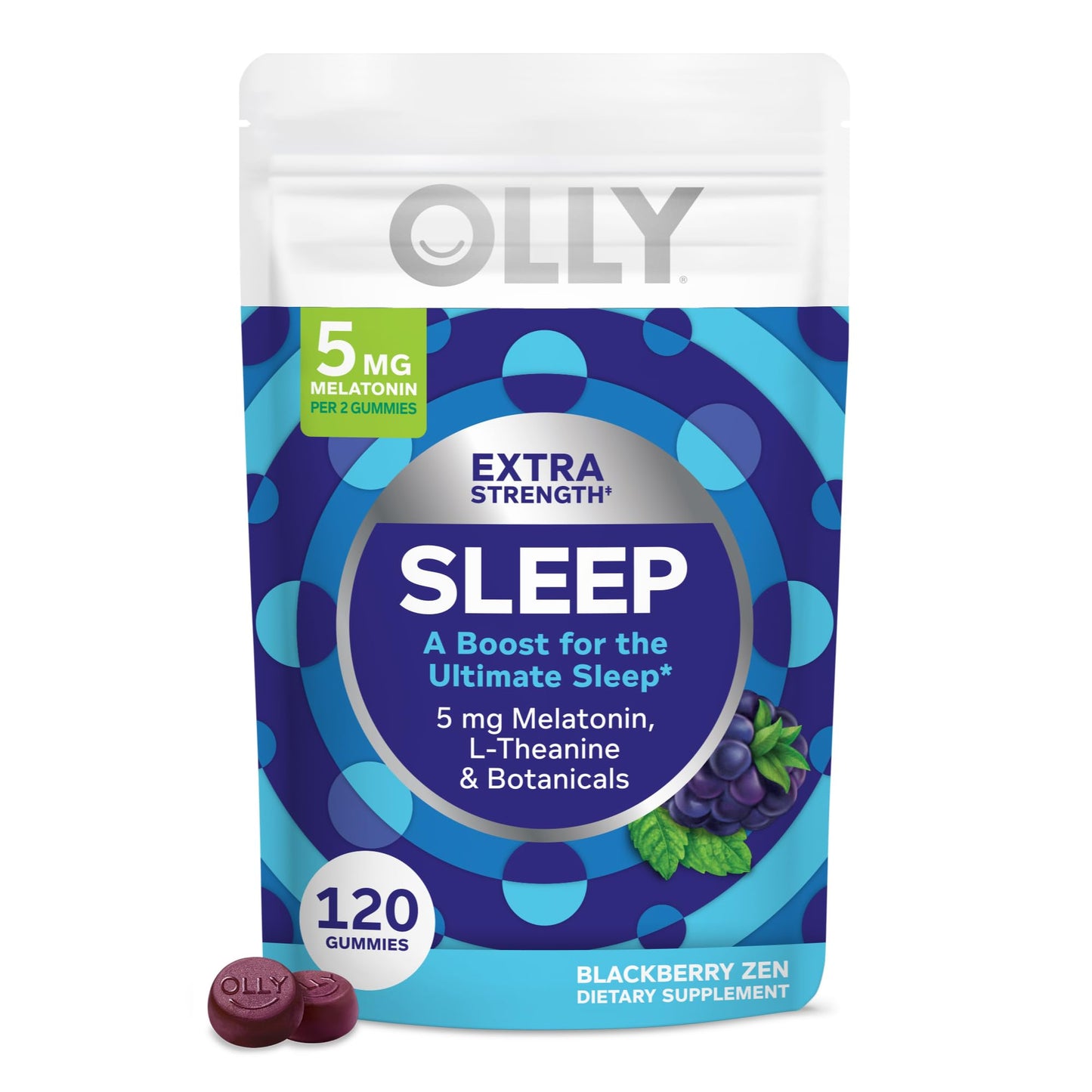 OLLY Extra Strength Sleep Gummy 120 Count