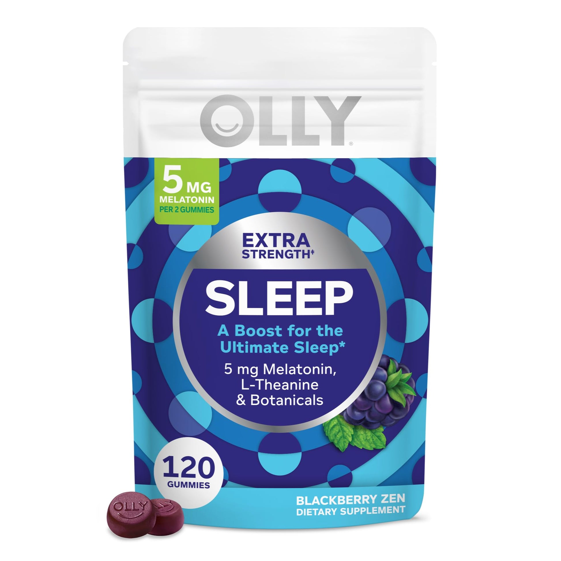 OLLY Extra Strength Sleep Gummy 120 Count