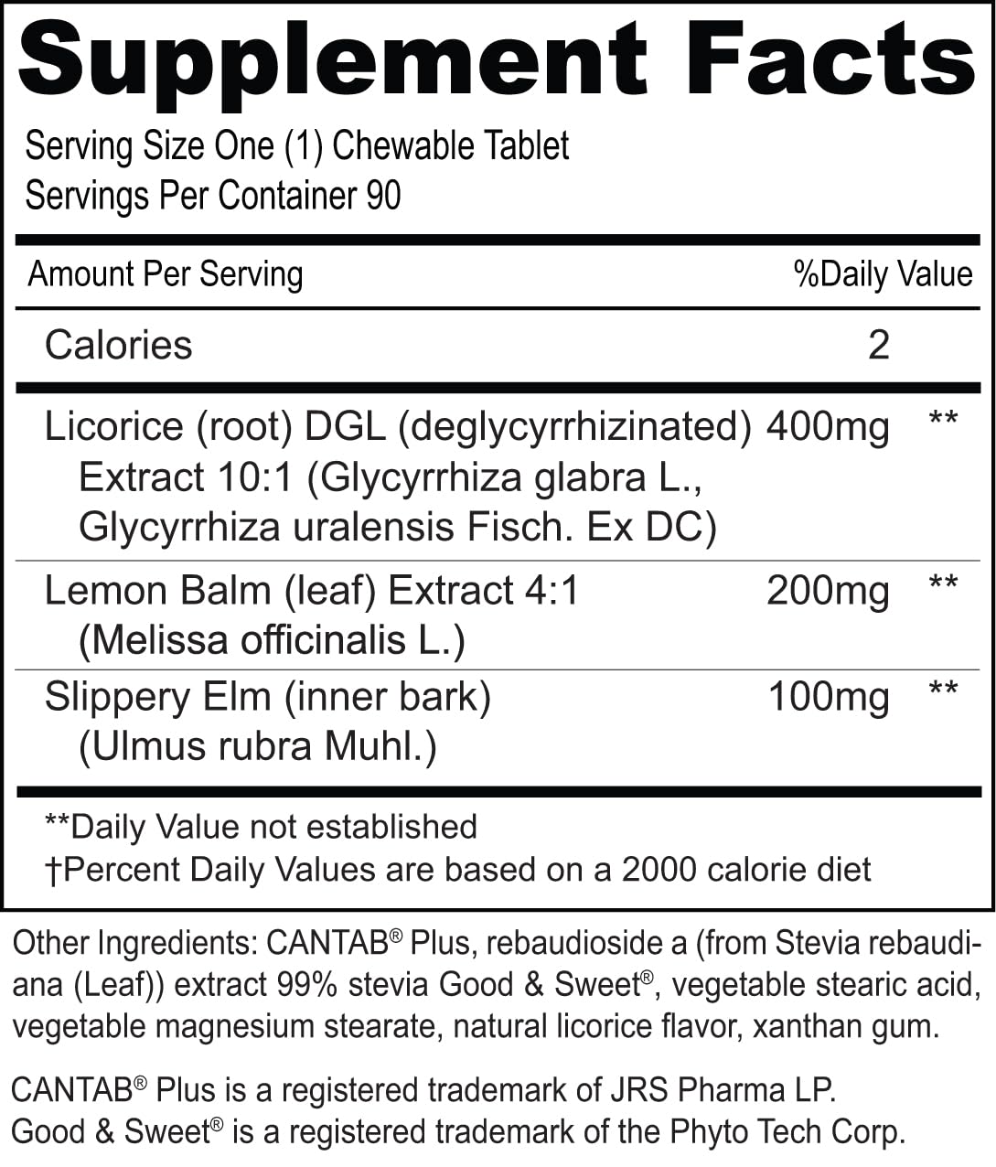 Priority One Licorice Plus Tablet 90 Count