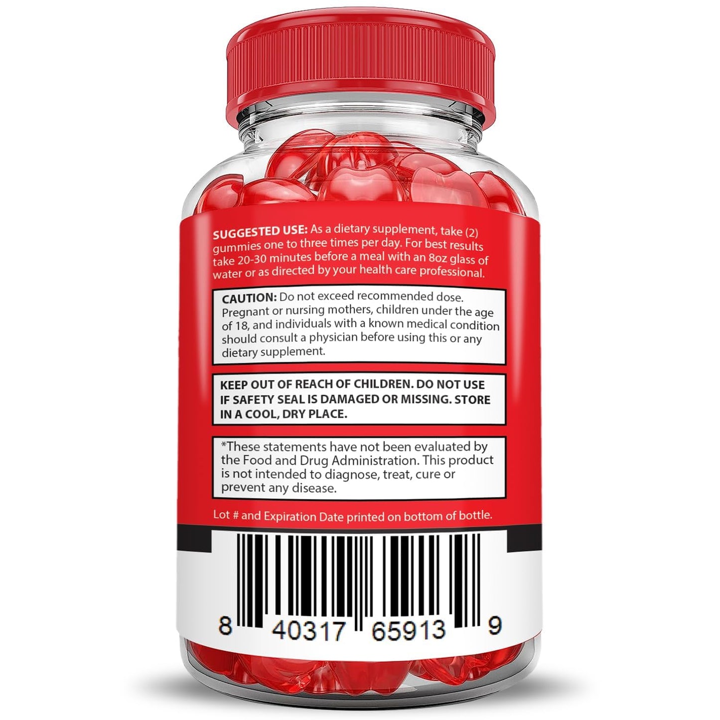 Justified Laboratories Keto Crave Keto ACV Gummies Extreme 60 Count