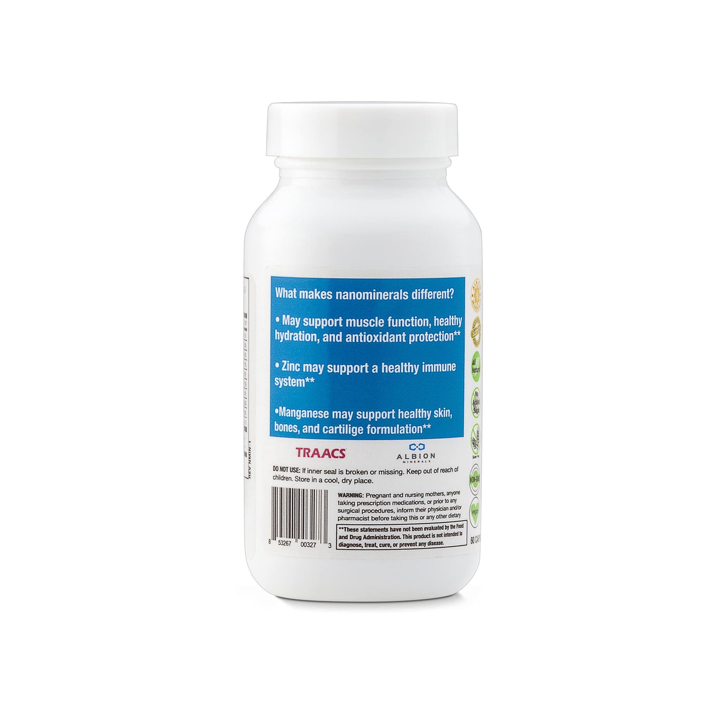 Biopharma Scientific NanoMinerals Complete Chelated Multi-Mineral Capsules 60 Capsules
