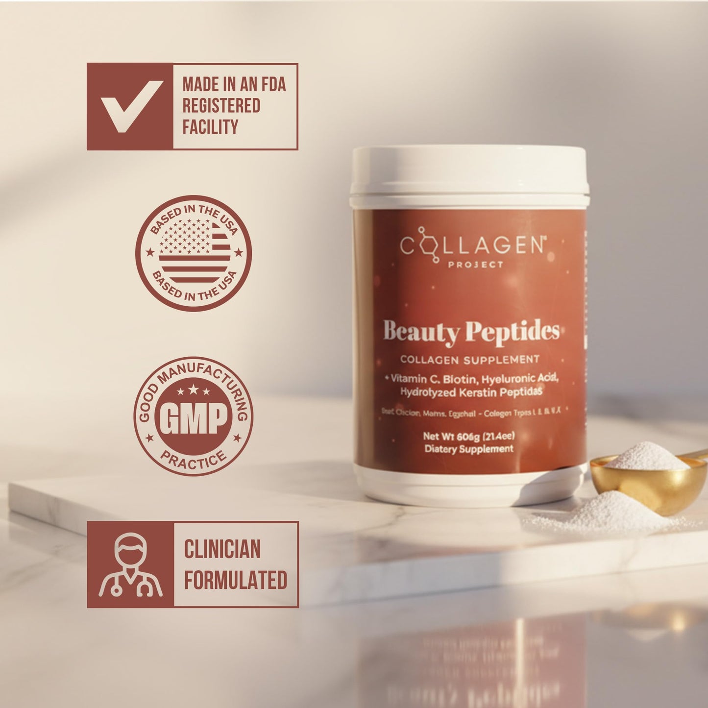 Collagen Project Collagen Supplement Powder 21.4