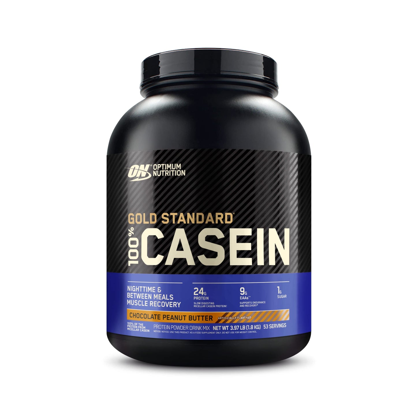 Optimum Nutrition Casein Powder Chocolate Peanut Butter 4 Pound 64