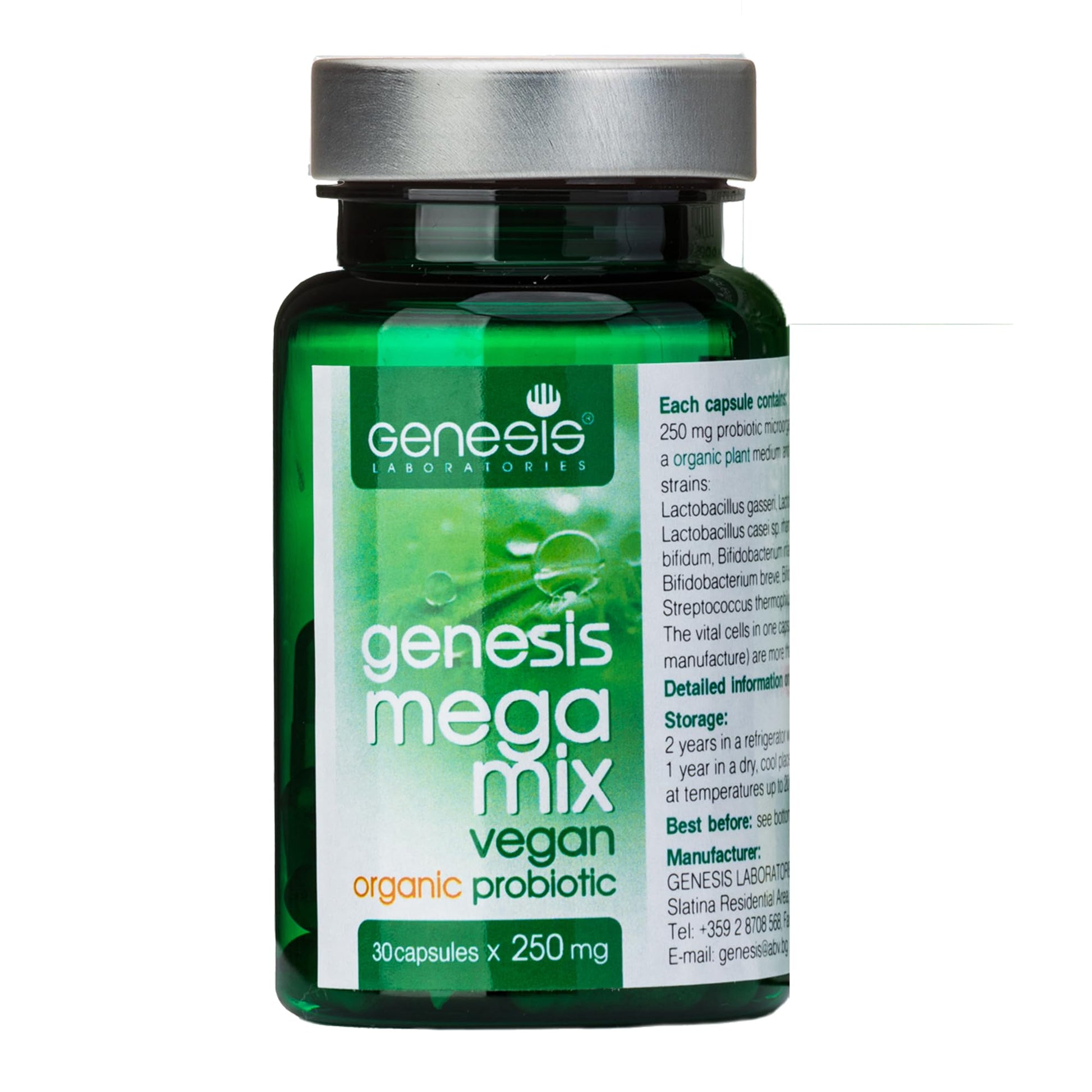 Genesis LABORATORIES Bio Probiotic Supplement Capsules, 30 Count