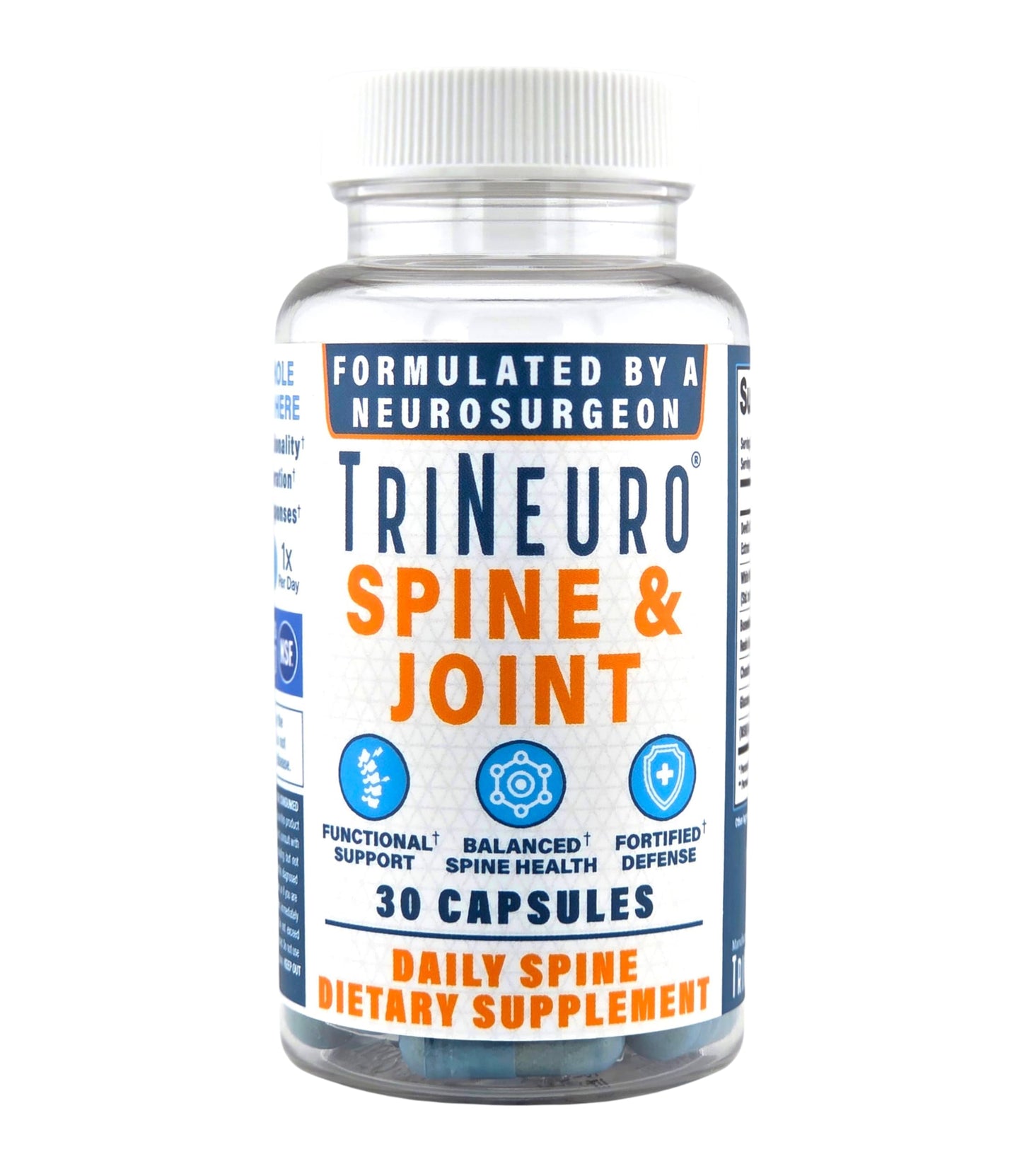 TriNeuro Daily Spine & Joint Supplement, 30 Capsules