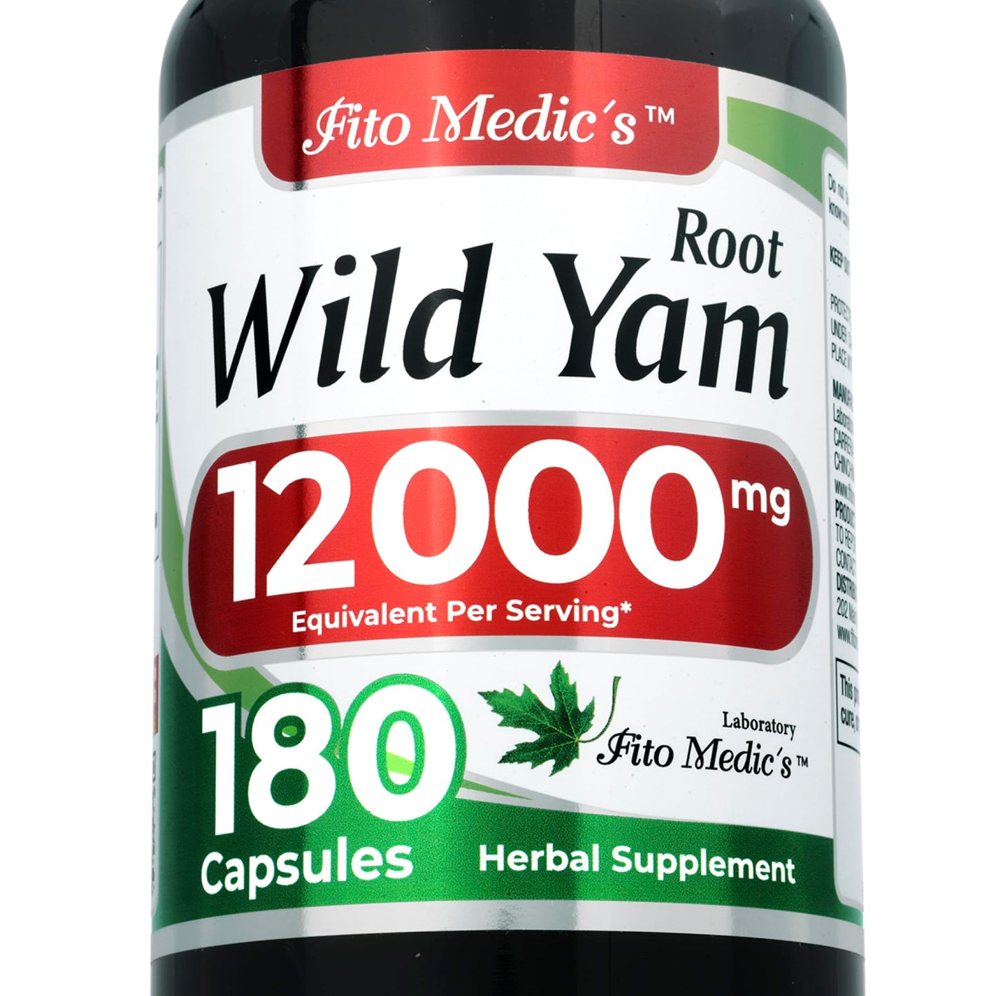 FITO MEDIC'S Wild Yam Root 180 Capsules