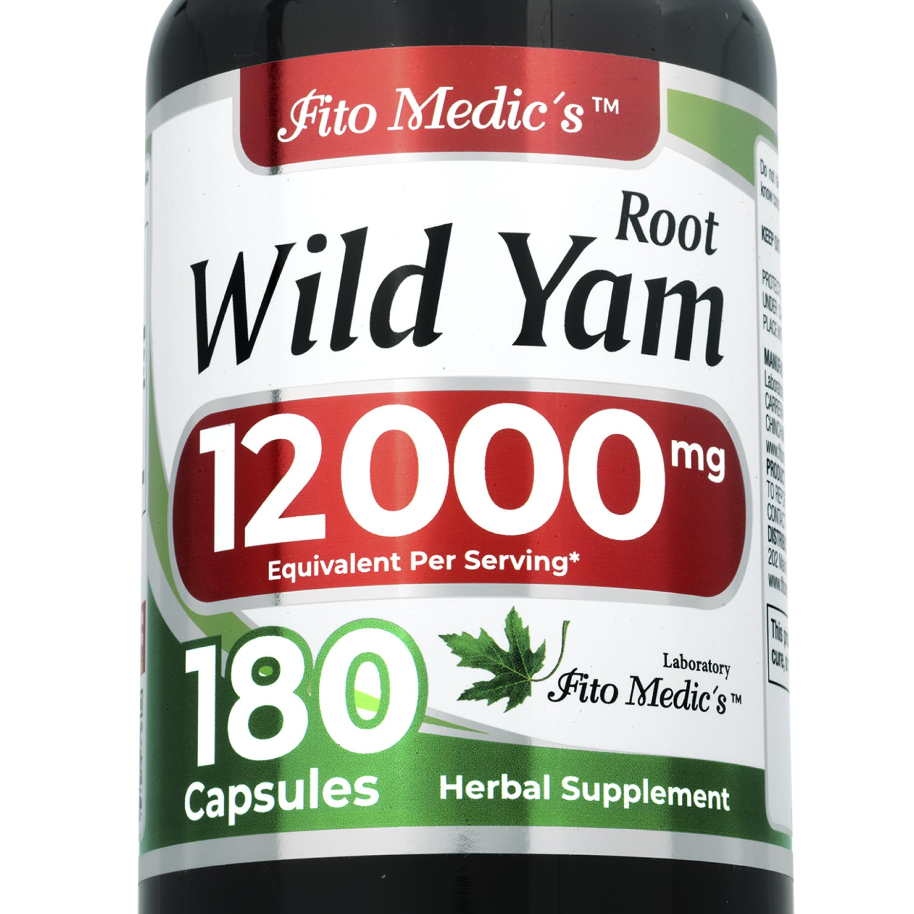 FITO MEDIC'S Wild Yam Root 180 Capsules