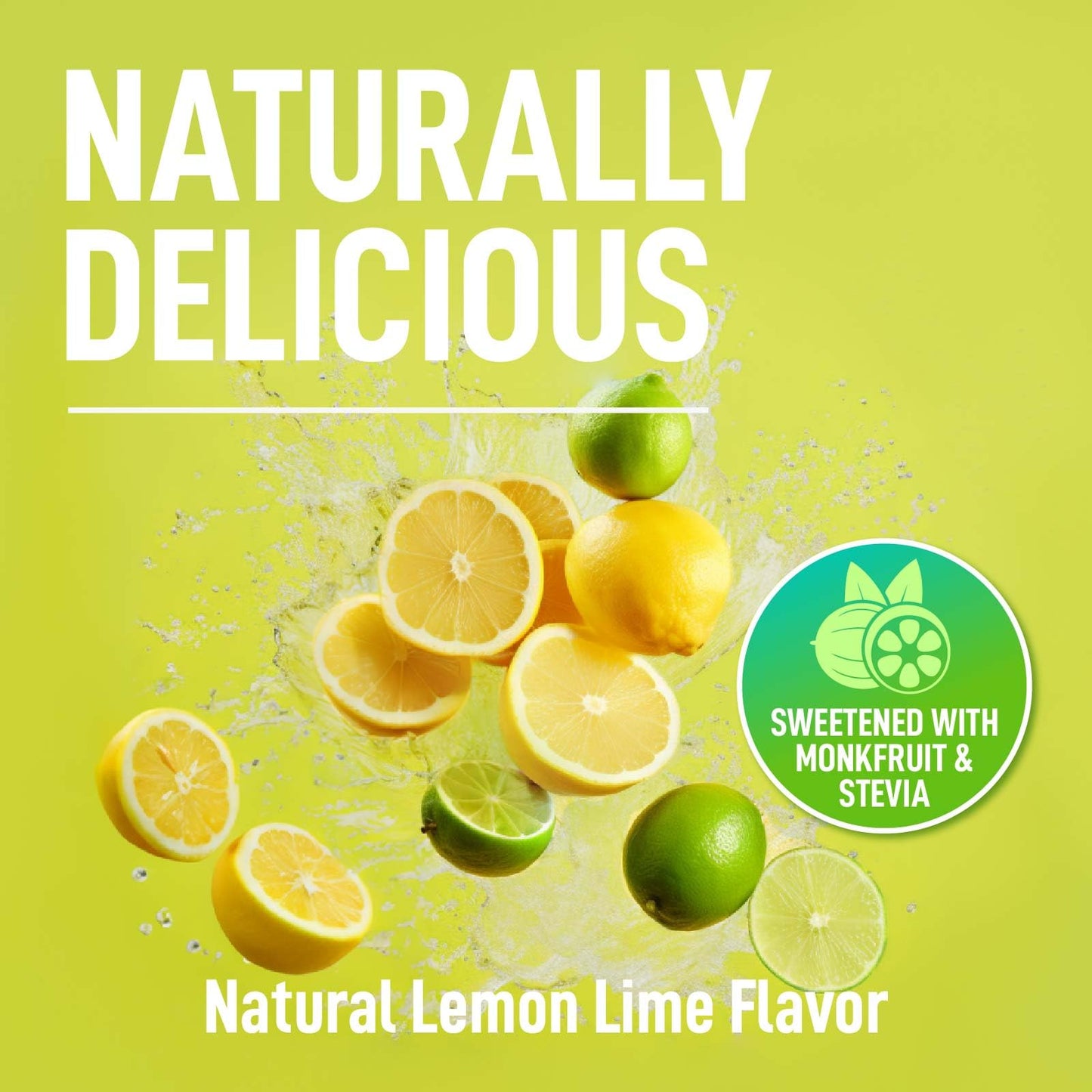 Keppi Electrolytes Powder Lemon Lime Flavor 50 Servings Tub