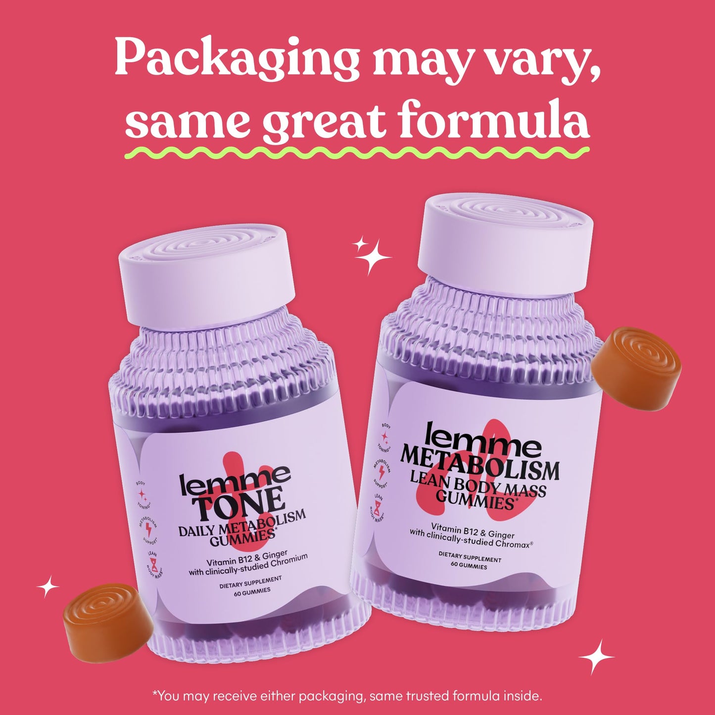 Lemme Tone Metabolism & Body Toning Gummies 60 Count
