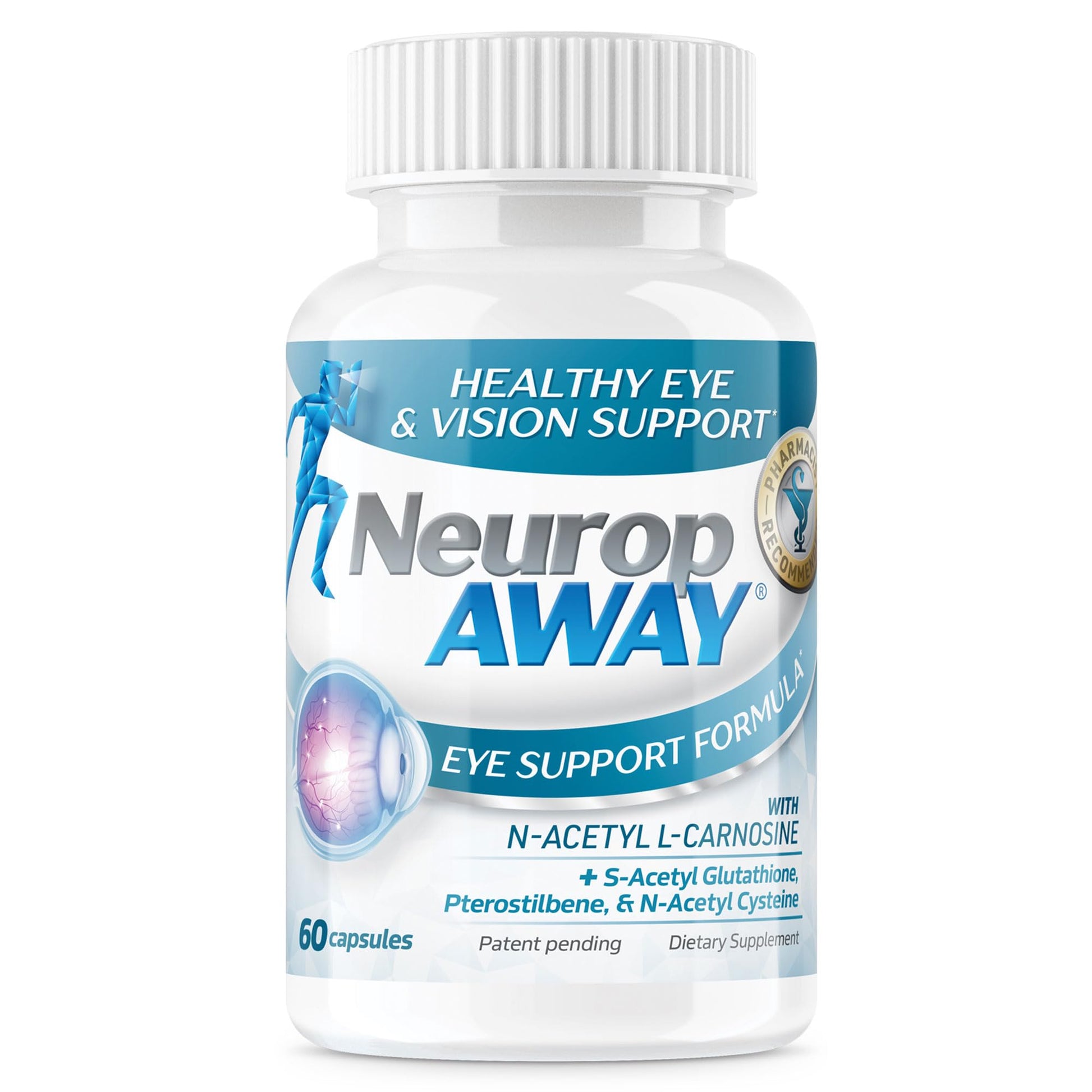 NeuropAWAY Eye Support Supplement Capsules 60 Count