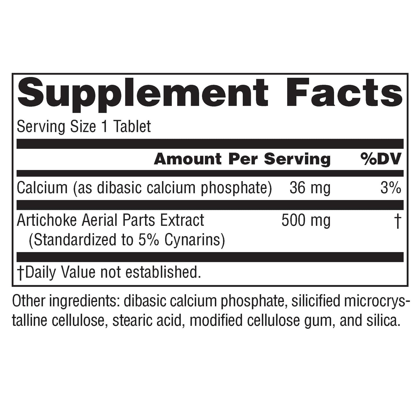 Source Naturals Artichoke Extract 500 mg Tablets, 45 Count